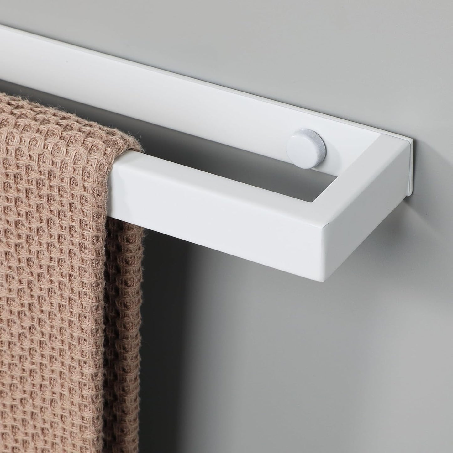 Alise Bath Towel Bar,Wall Mount Towel Holder Towel Rack Towel Hanger for Bathroom Lavatory,12 Inch SUS304 Stainless Steel Towel Rail,White Finish GJF030-W