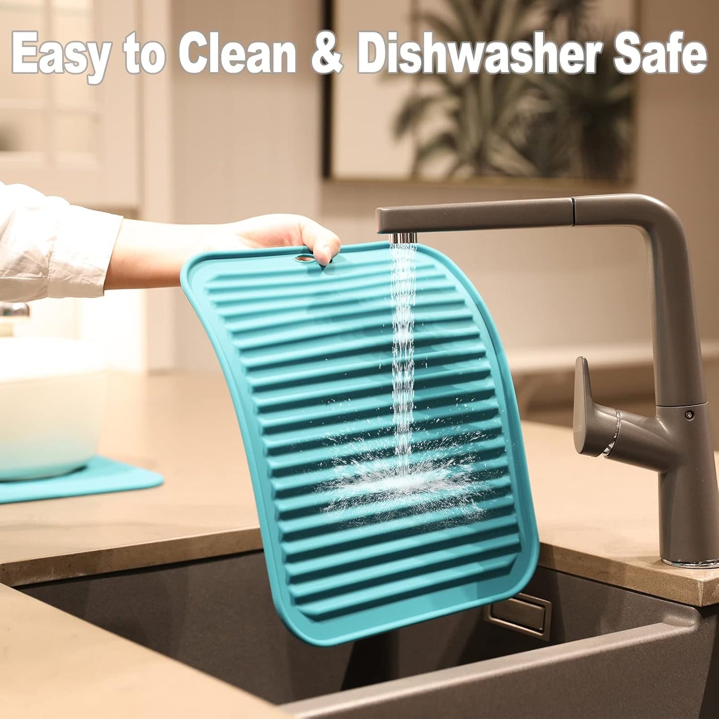 Joyhalo Silicone Trivet Mats Pot Holder Hot Pads Plate Holder Gripper Pad Garlic Peeler Drying Mat Coasters