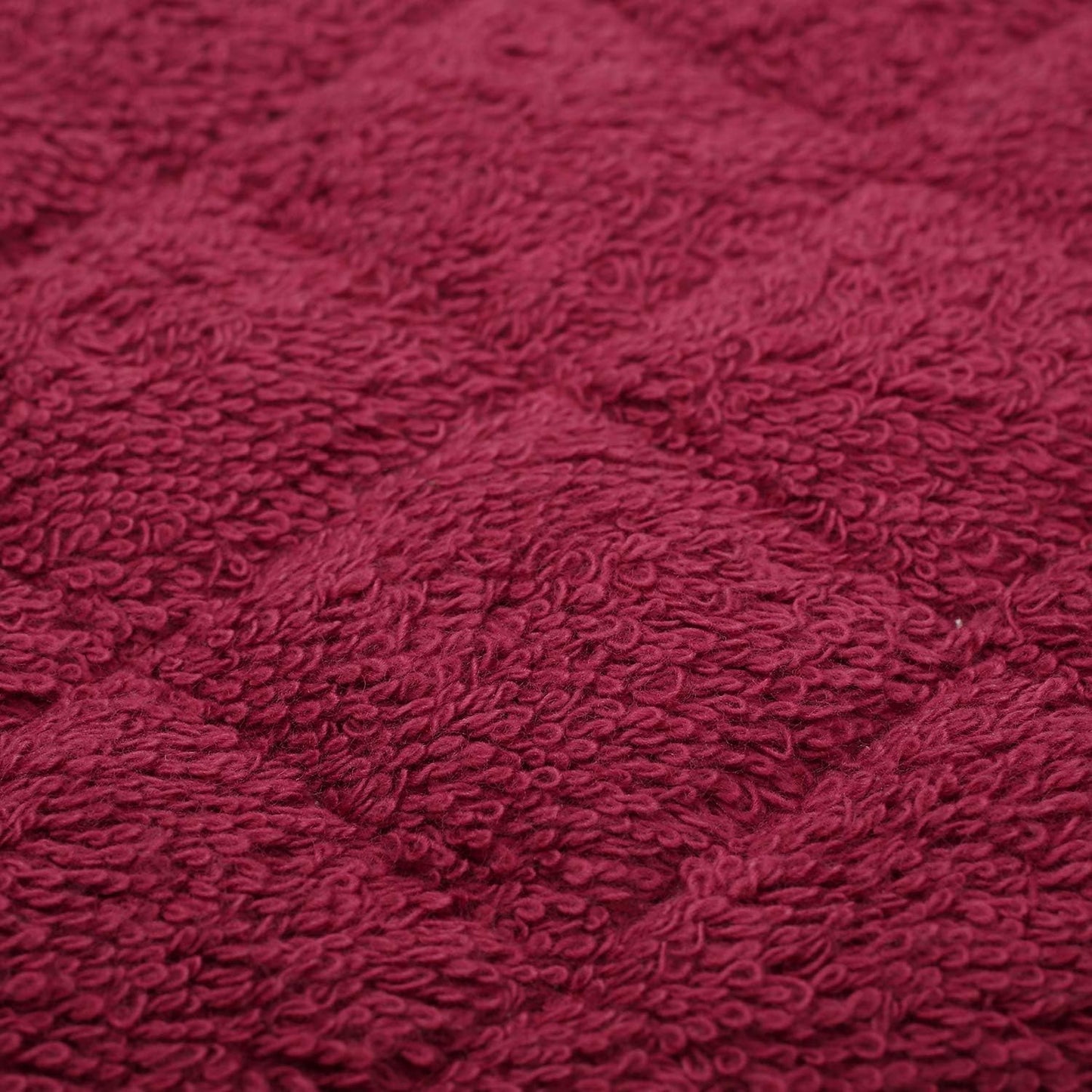 100% Cotton Kitchen Everyday Basic Terry Pot Holder Heat Resistant Coaster Potholder for Cooking and Baking Set of 5 Wine