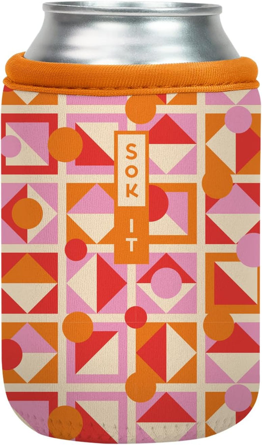 Sok It CanSok Sleeve for Beer & Soda Insulated Neoprene Cover (Take Shape, 12oz Can Sleeve)