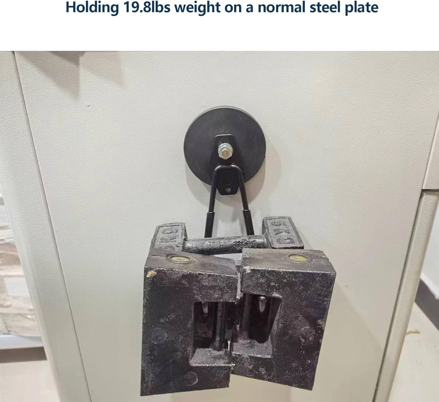 Large Magnetic Hooks Heavy Duty,Magnetic Utility Hooks for Garden Tools,Horse trailor,Straps,Steel Pegboard,Workshop,Anti-Scratch EV Charger Holder,Magnetic Cable and Tool Holder(2pack)