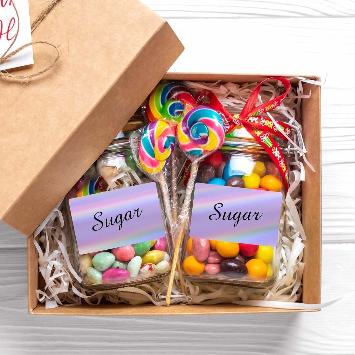 3x2 Inch Holographic Thermal Labels, Purple Thermal Sticker Labels, Rainbow Glitter Thermal Stickers for Price, Barcode, Mailing, Name, DIY Custom Logo Design, 200 Sheets/1 Roll