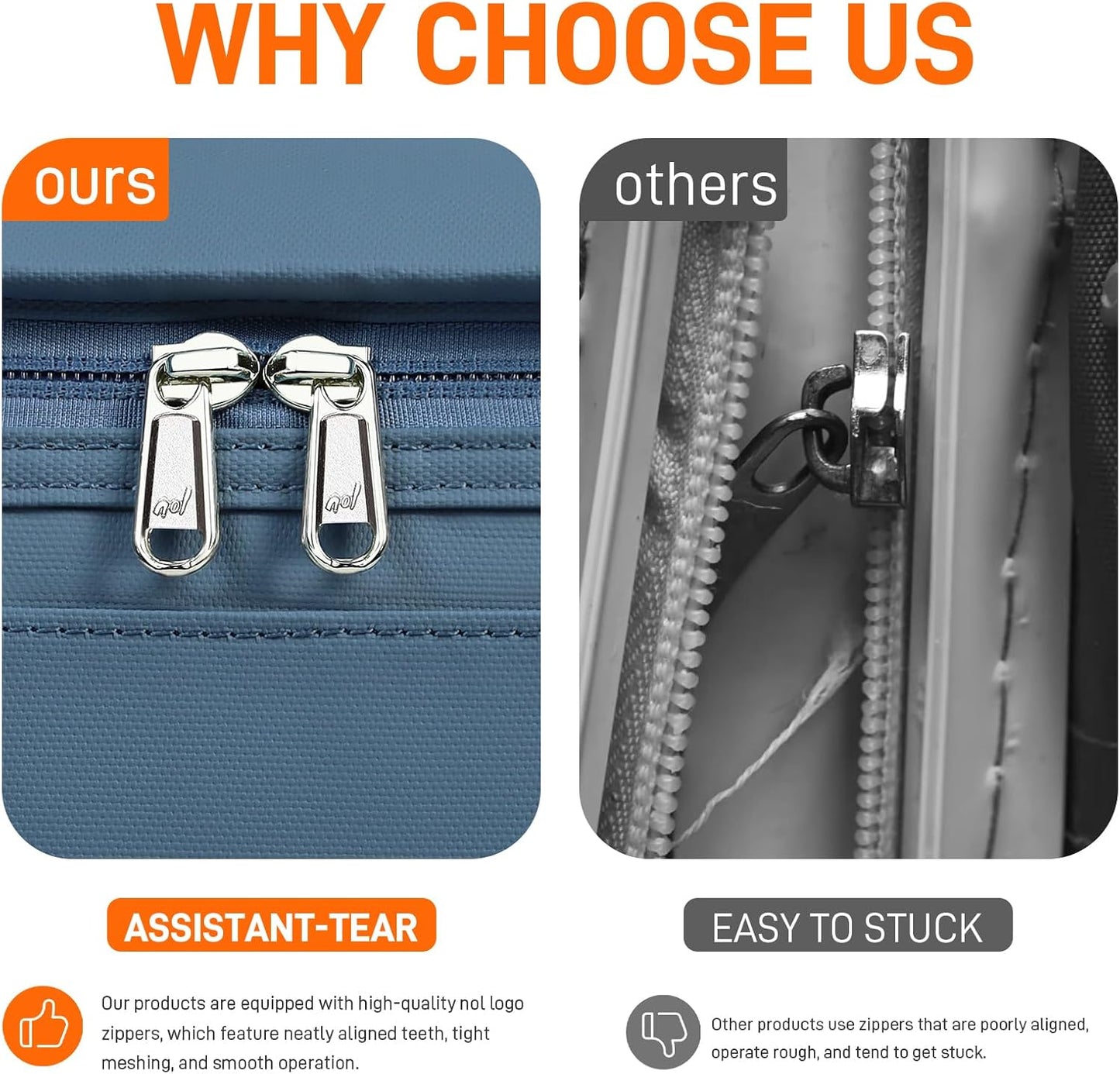 NOL Natural Organic Lifestyle Small Lunch Bag Mini Lunch Box Insulated Lunch Bag for Men/Women Leakproof Cooler Tote Bag Lightweight Nylon Waterproof Lunch Box For Work, Dusty blue