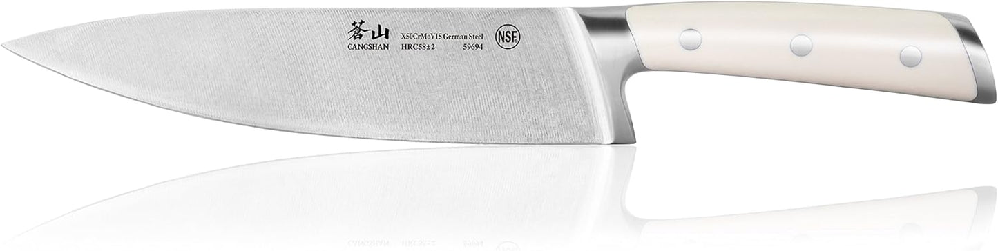 Cangshan S1 Series 59694 German Steel Forged Chef Knife, 8-Inch