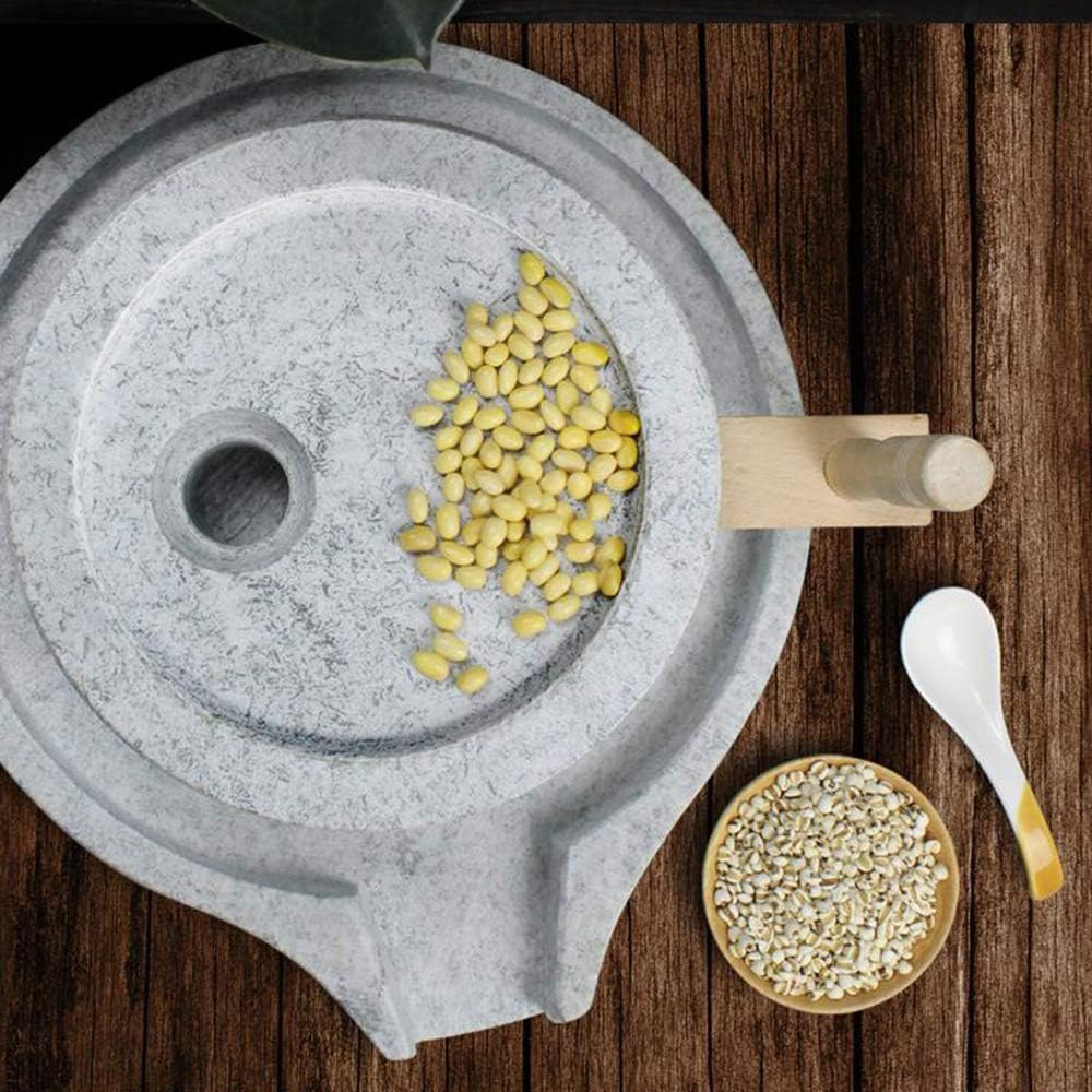 Natural Granite Handmade Stone Mill/Grinder (10Wx14L)