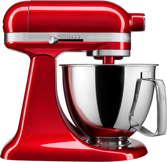 KitchenAid Artisan Mini 3.5 Quart Tilt-Head Stand Mixer - KSM3316X - Candy Apple Red