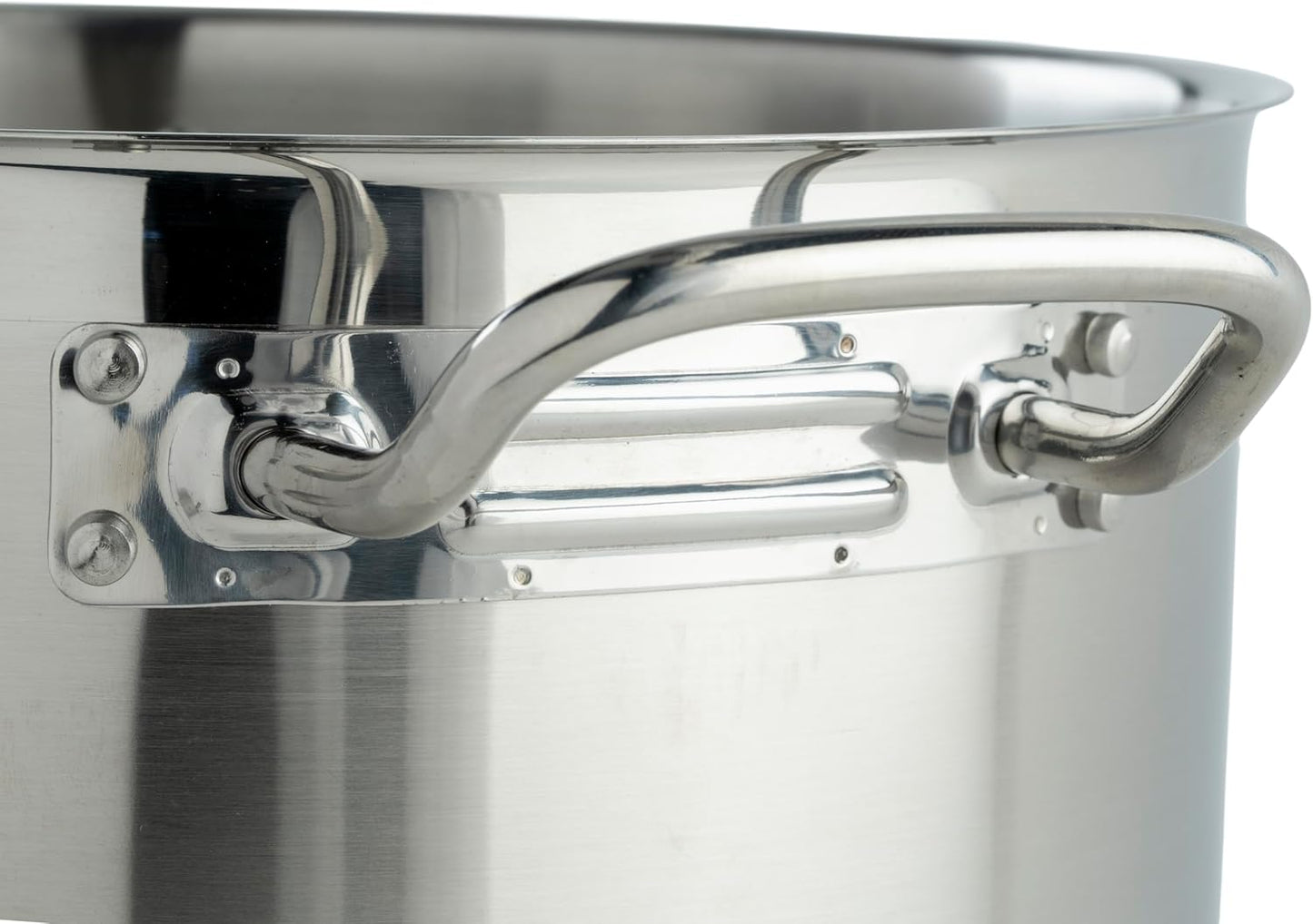 Winco Heavy-Duty Stainless Steel Stock Pot with Cover, 12 Quart