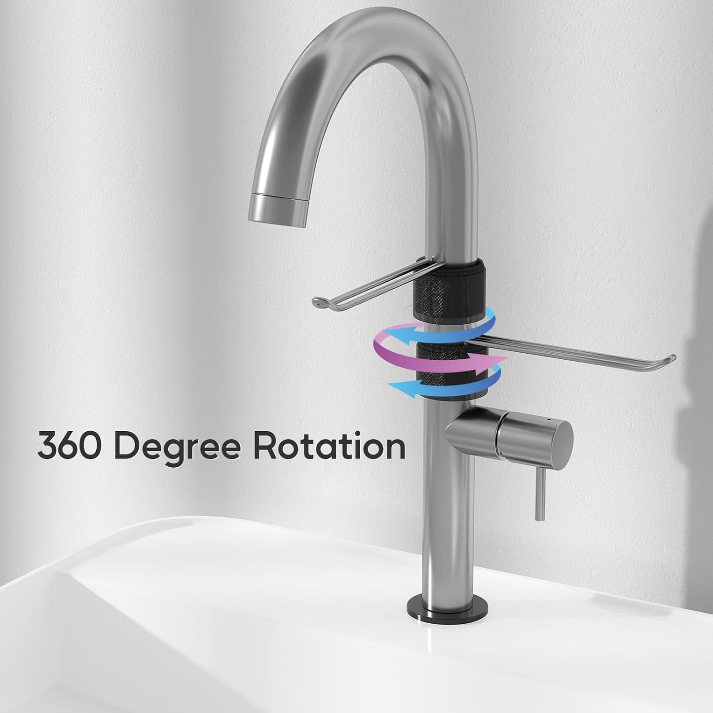 Stylish and Functional Dish Towel Holder - Keep Your Kitchen Rags and Dishcloths Neat and Within Reach with This Sink Dish Cloth Holder and Storage Rack! (1, silvery)