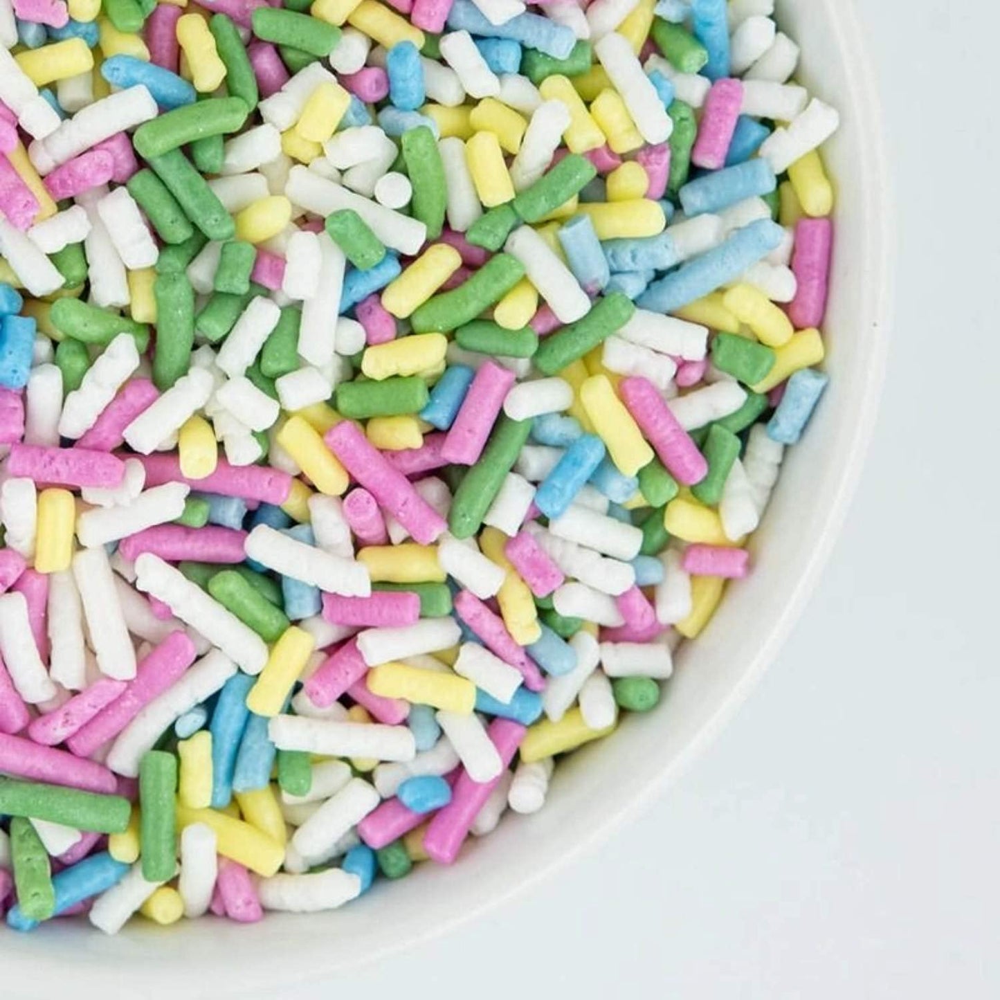 Pastel Sprinkles for Baking Cake and Cupcakes - Pastel Sprinkles Decorations in Vegan and Natural Sprinkles for Ice Cream Toppings - Cake Sprinkles in Pastel Jimmies Sprinkles for Donuts and Cookies