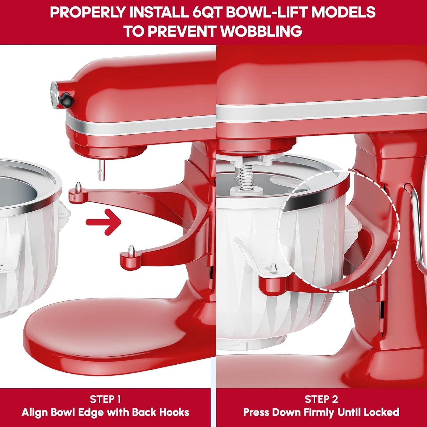 InnoMoon Ice Cream Maker Attachment for KitchenAid Stand Mixer, Compatible for Kitchenaid 4.5QT/5QT/6QT/7QT Stand Mixer, 2-Quart Frozen Yogurt, Sorbet Gelato Maker, Kitchen aid Ice Cream Maker(White)