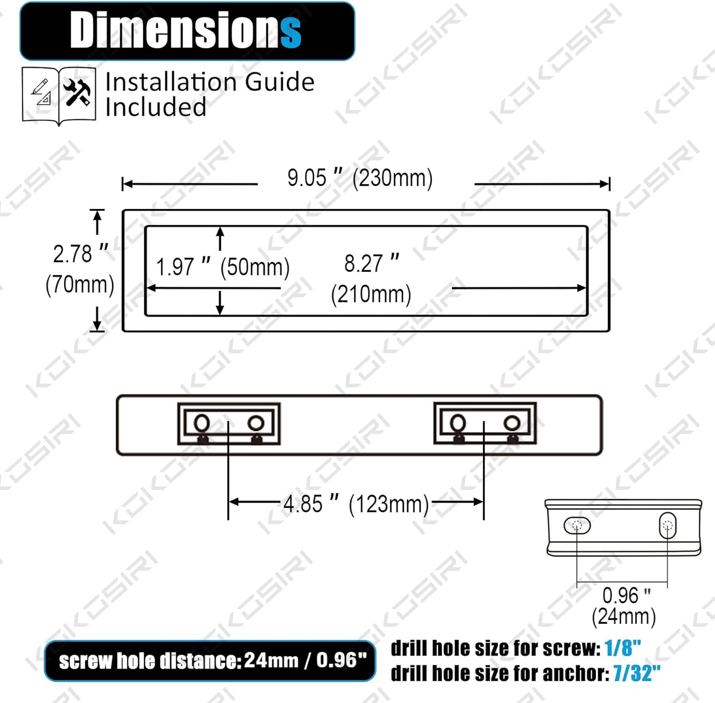 KOKOSIRI Towel Ring Brushed Nickel Hand Towel Hanger Holder 9-Inch Kitchen Rack Stainless Steel for Bathroom Hardware Wall Mount, 2 Pack B4008BR-L9-P2
