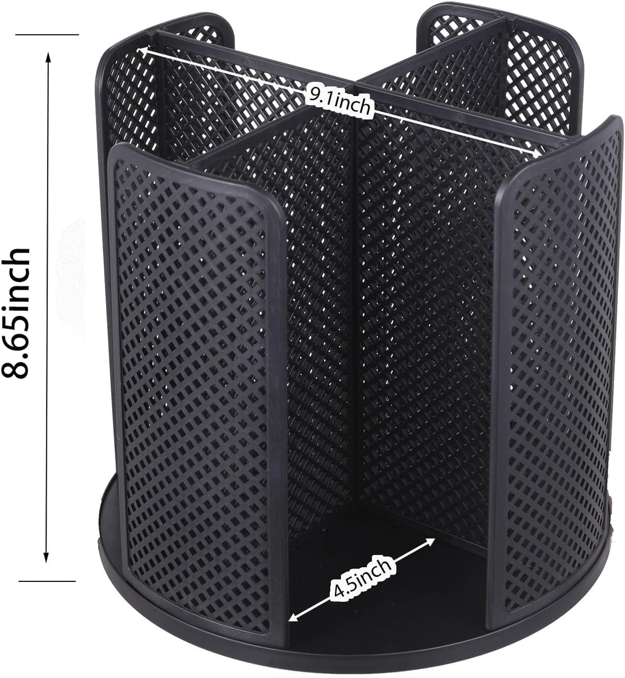 Coffee Cup Dispenser, Disposable Paper Cup and Lid Holder 360° Rotatable with 4 Compartments,Can Stacking 3-16oz Cups and Lid Holder for Coffee Shop,Home Countertop,Office,Restaurant,Kitchen