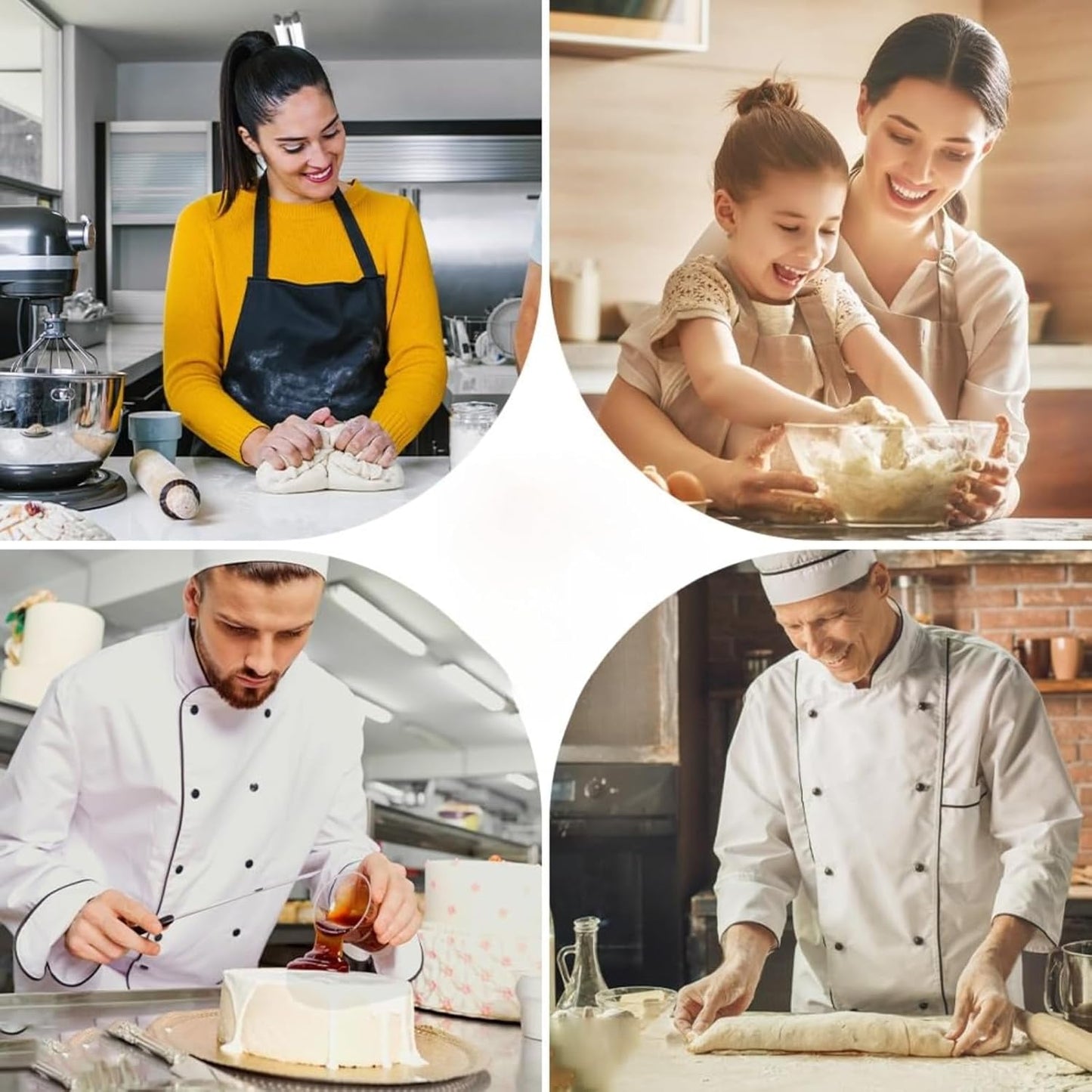 Flour Funnel for Kitchen Aid Mixer – Stand Mixer Attachment for KSM150 5-Quart Tilt-Head, Easy-Pour No-Mess Baking Tool, Fits Flour, Sugar & Egg Liquid, Dishwasher-Safe (Purple)