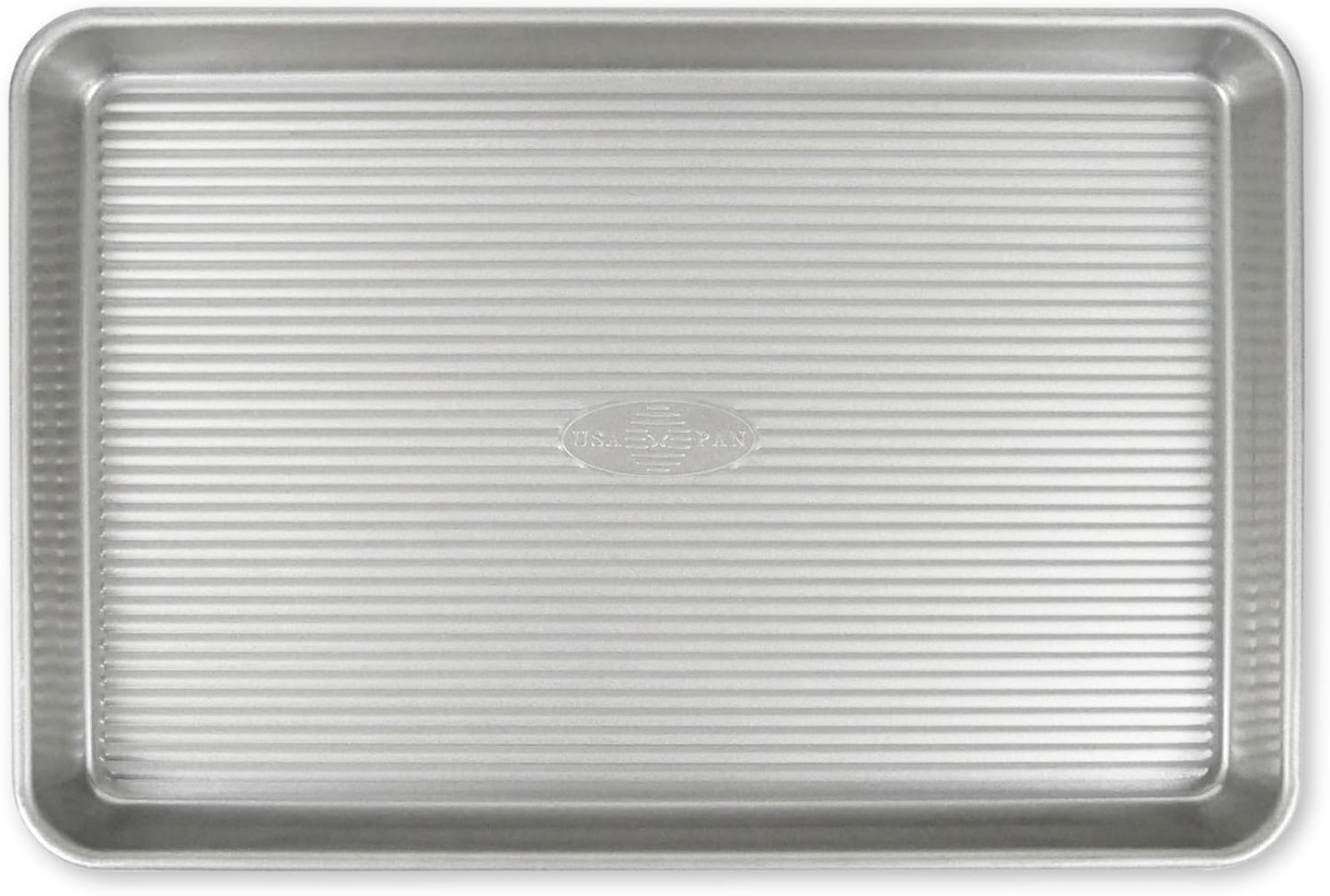 USA Pan Bakeware Nonstick Jelly Roll Baking Sheet Pan, Aluminized Steel