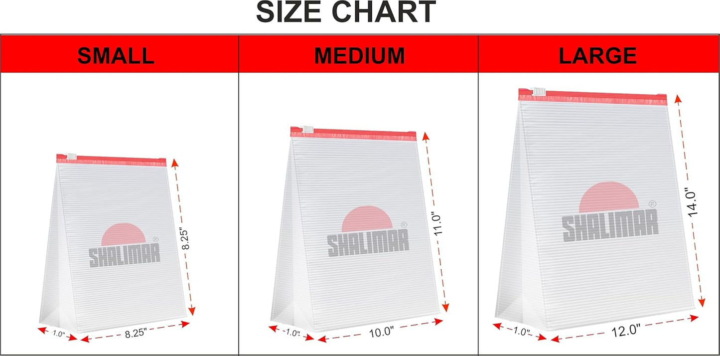 Gallon Ziplock Bags, Gallon Bag and Snack Bags – Durable Slider Storage Bags - (Large 12" x 14") Inches - 60 Count, Non-BPA Plastic – Versatile - Easy to Fill - Stand Up Design