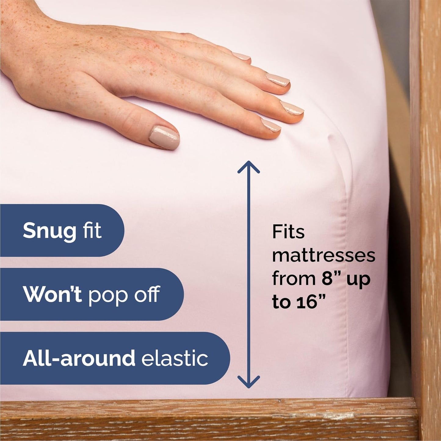 Queen Size 4 Piece Sheet Set - Comfy Breathable & Cooling Bed Sheets Set - Hotel Luxury Bedding for Women, Men, Kids, Teens, Boys & Girls - Deep Pockets, Soft, Wrinkle Free - Oeko-Tex - Lavender Pink