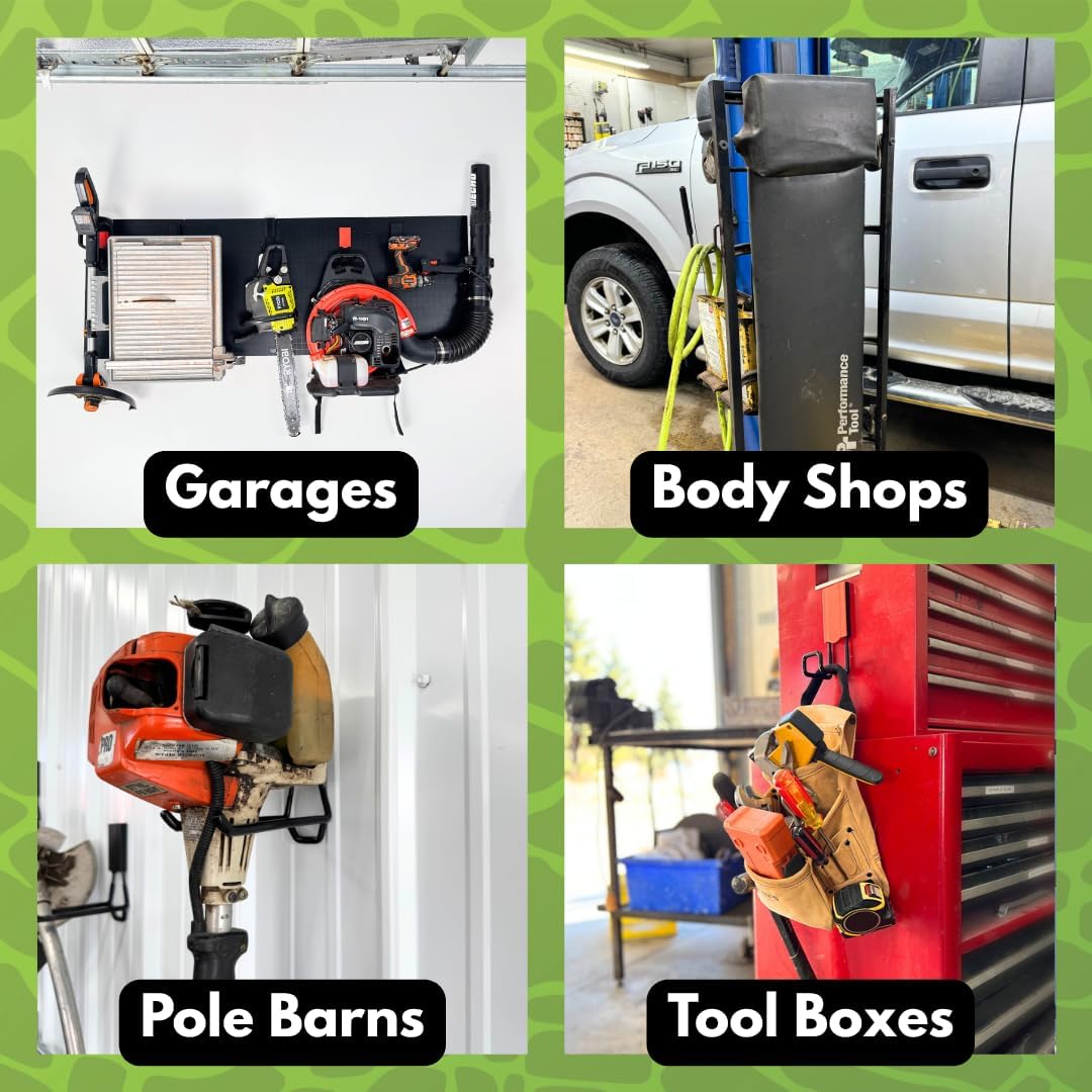 GATOR MAGNETICS MEGA 4.5 in Open Hooks, 45 lb Heavy Duty Magnetic Hooks for Steel Surfaces, Patented Easy-Release, Non-Slip Grip – Storage & Organization, Garage, Home Tools & Gear Storage – 3 Pack