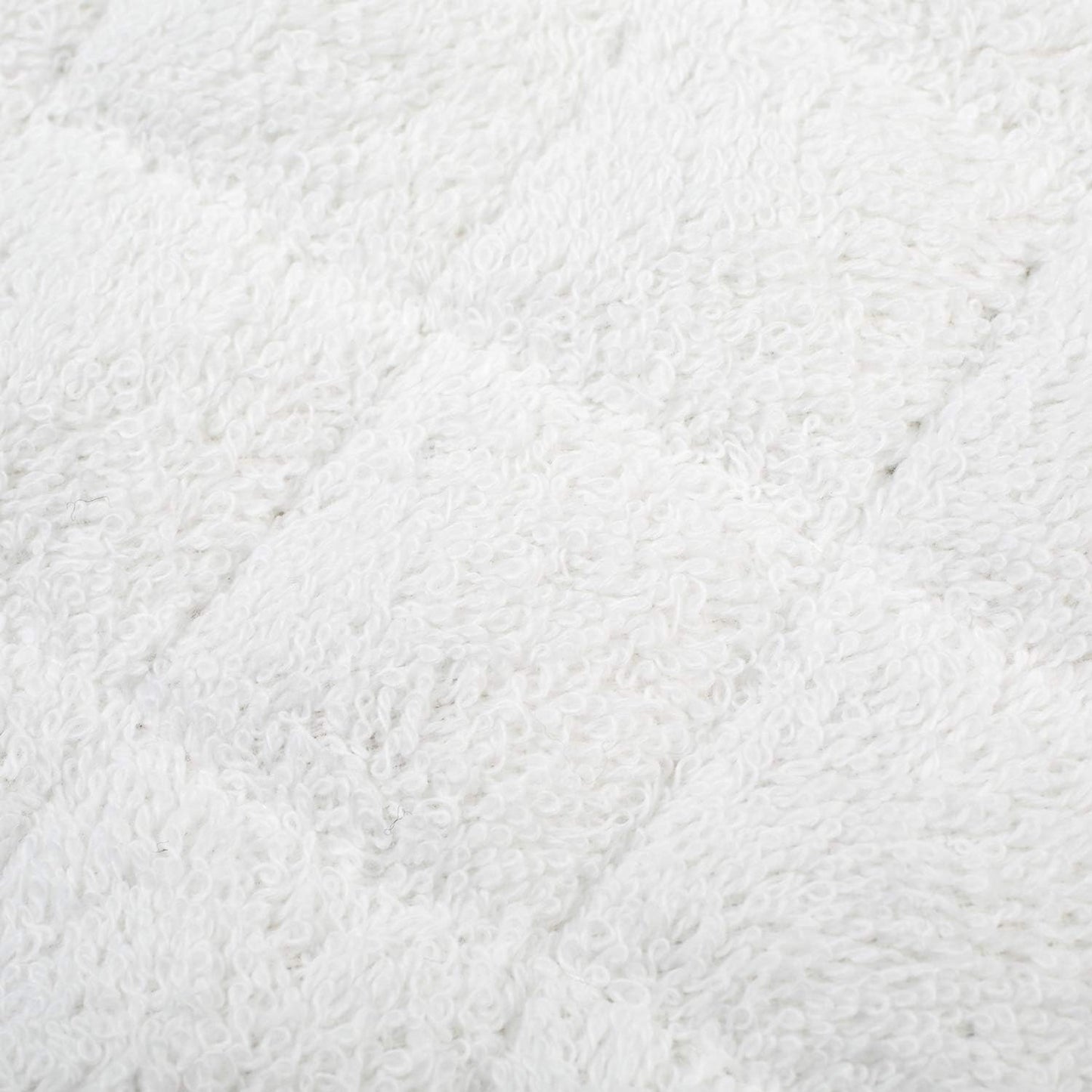 100% Cotton Kitchen Everyday Basic Terry Pot Holder Heat Resistant Coaster Potholder for Cooking and Baking Set of 5 White