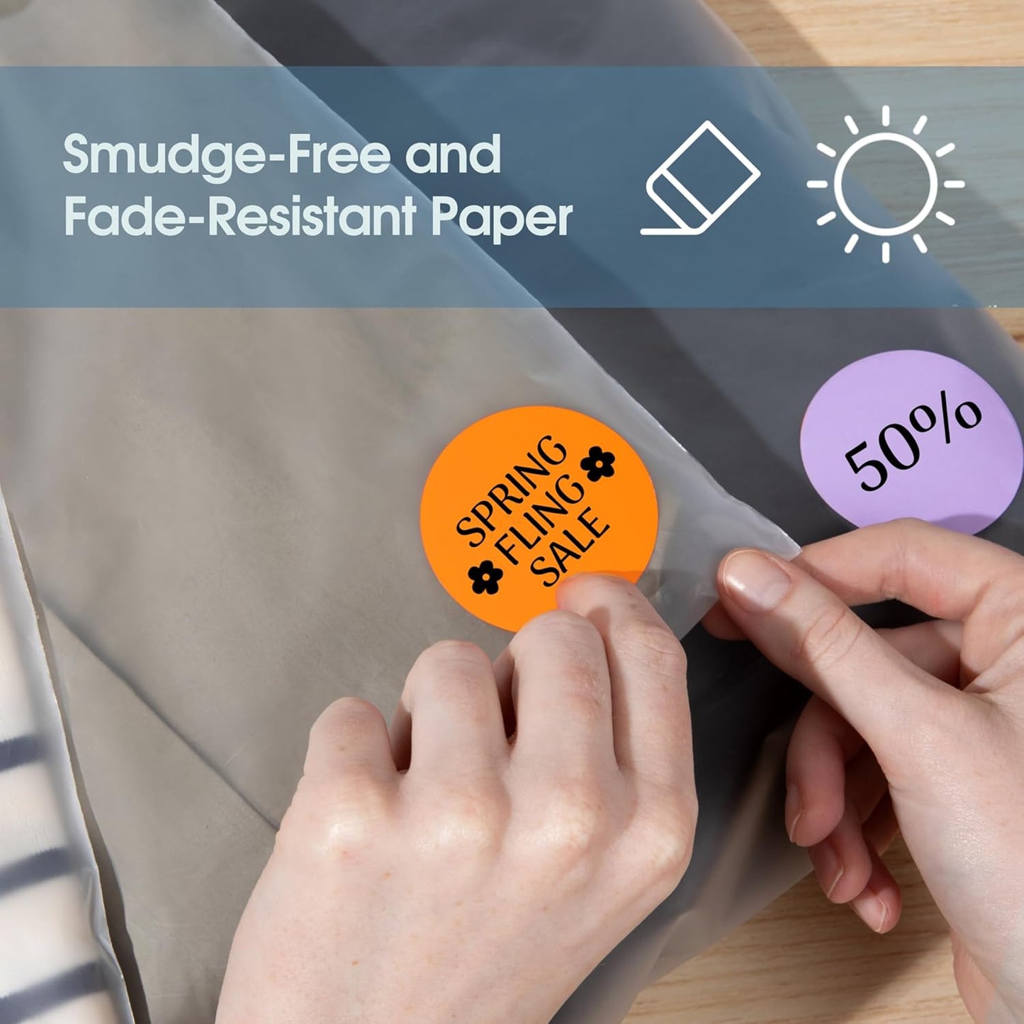 Spartan Industrial - 2" Direct Thermal Circle Labels - Fluorescent Green Round Stickers for Color Coding, Inventory Tags, and More (2 Rolls, 750/Roll)