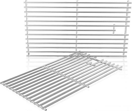 7637 17.5’’ Stainless Steel Grill Grates for Weber Spirit E210 E-220 S210 S-220 Spirit 200&Spirit II 200 Series Gas Grills with Front Control Panel, Cooking Grid for Weber Spirit 200 Series