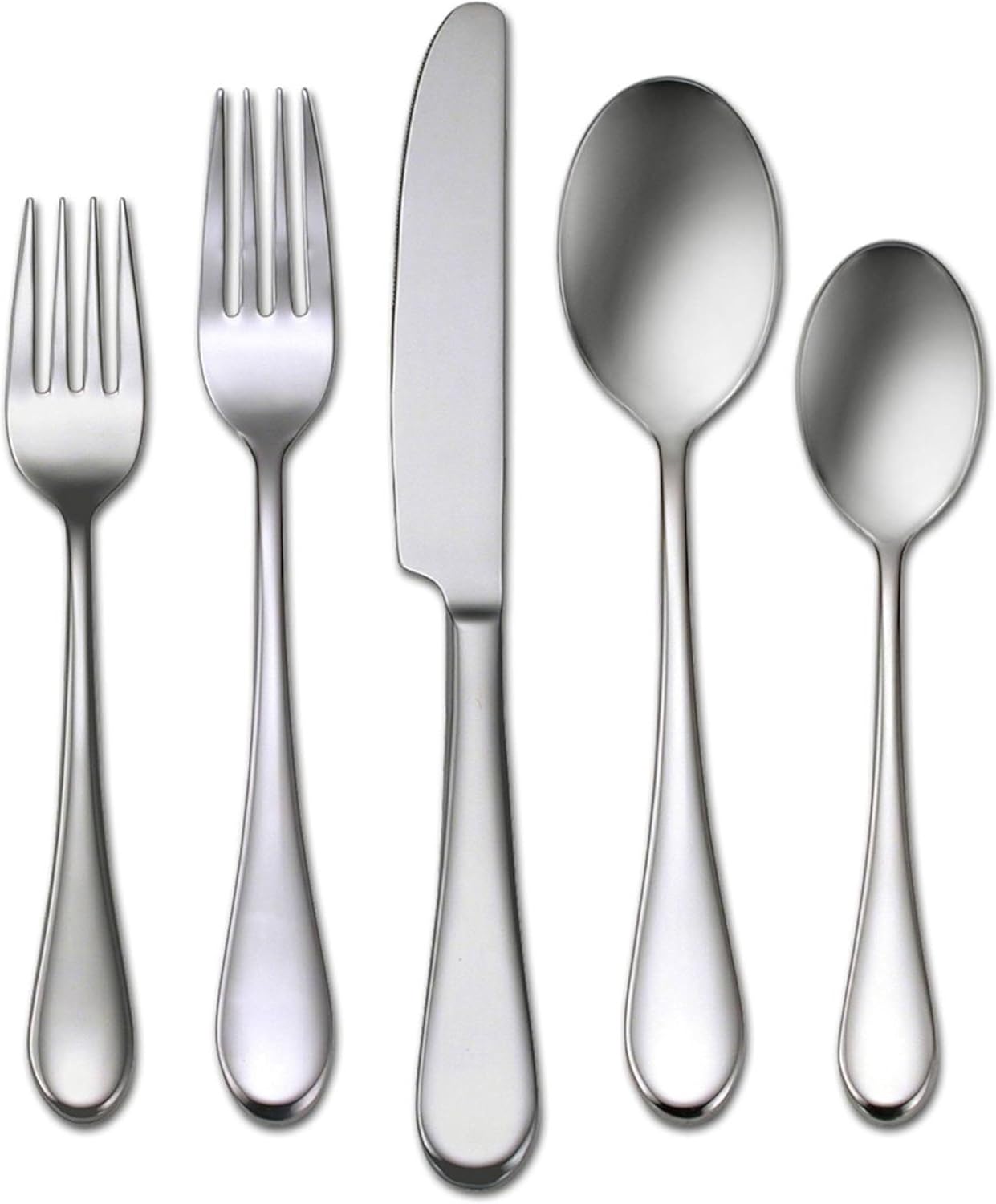 Oneida Icarus 45-Piece Flatware Set, Service for 8, Silver