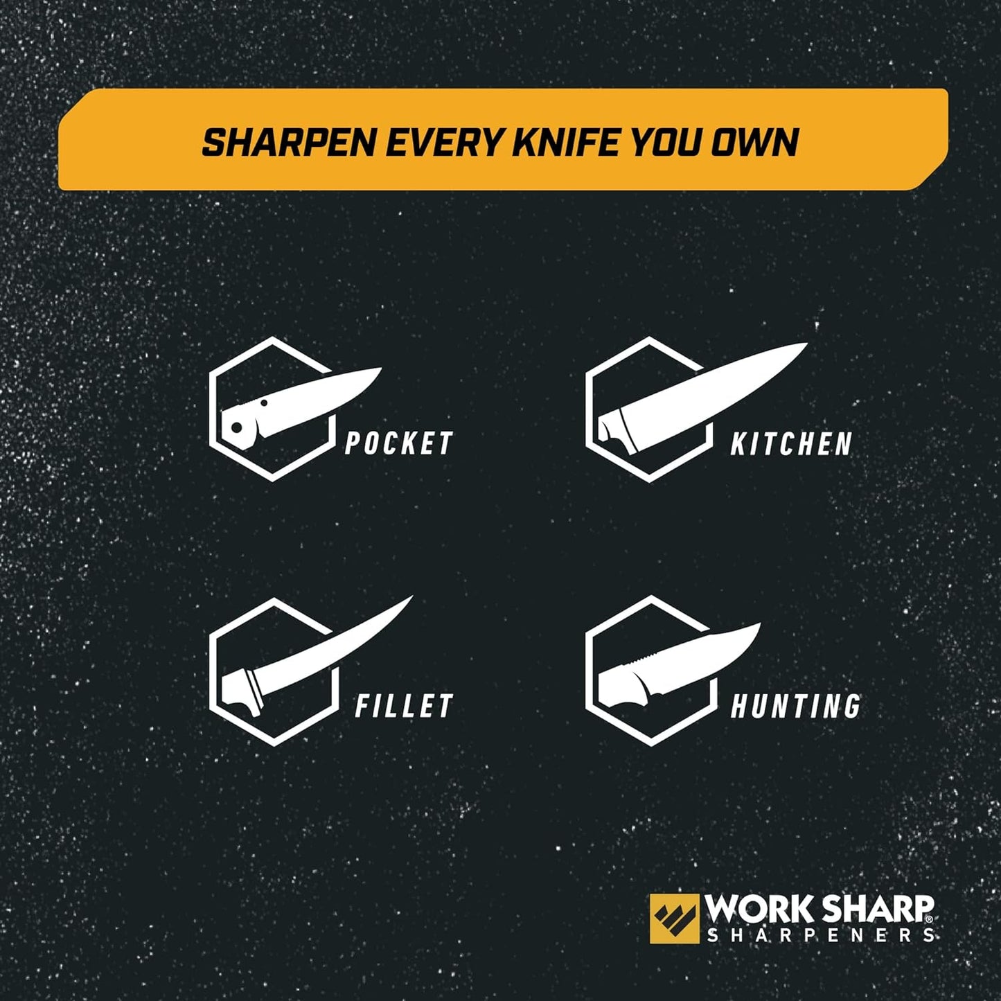 Work Sharp Precision Adjust Knife Sharpener Kit, Sharpens All Pocket and Kitchen Knives with ease & control