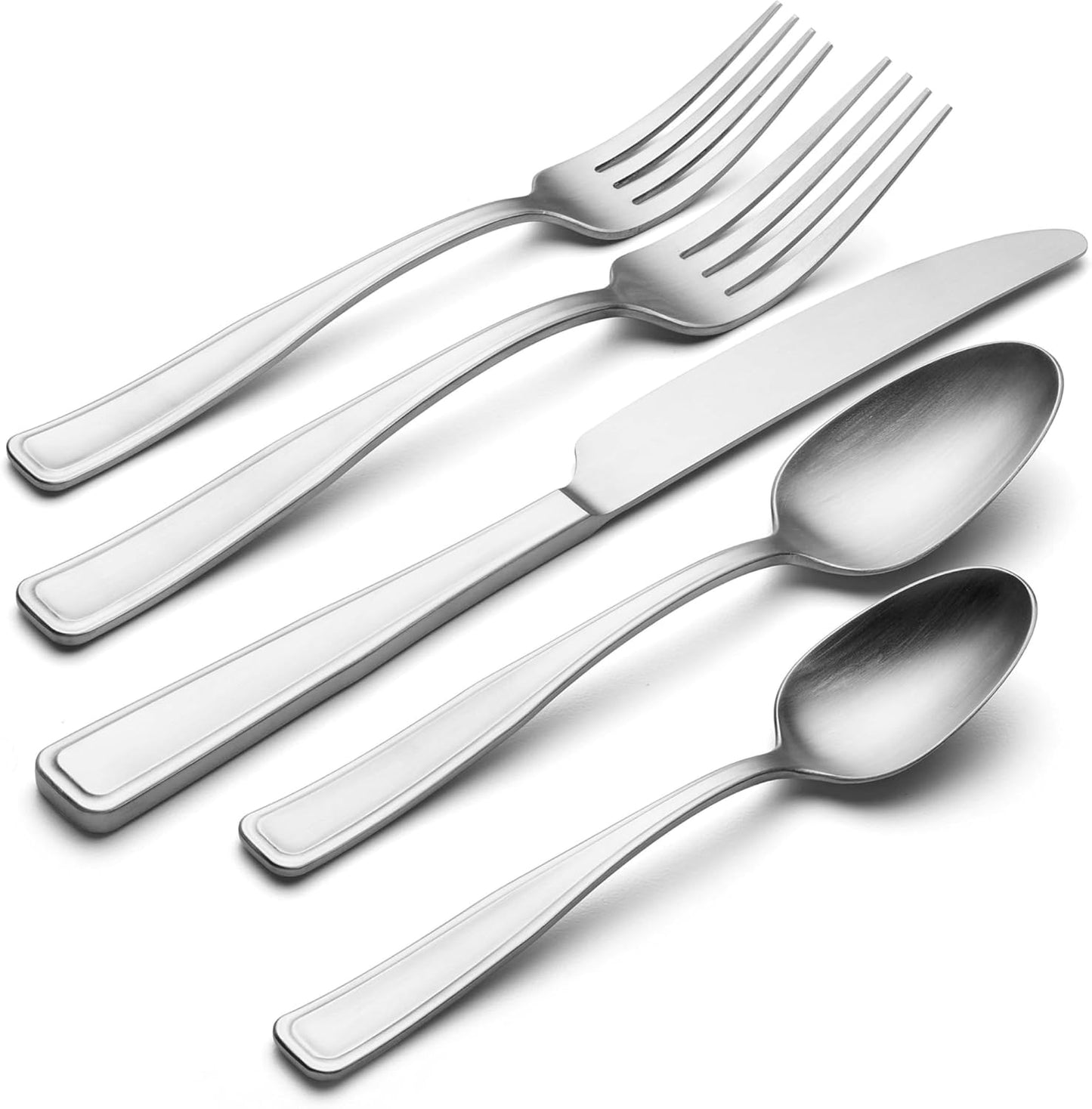Oneida 896756 Reid Satin 20 Piece Flatware Set