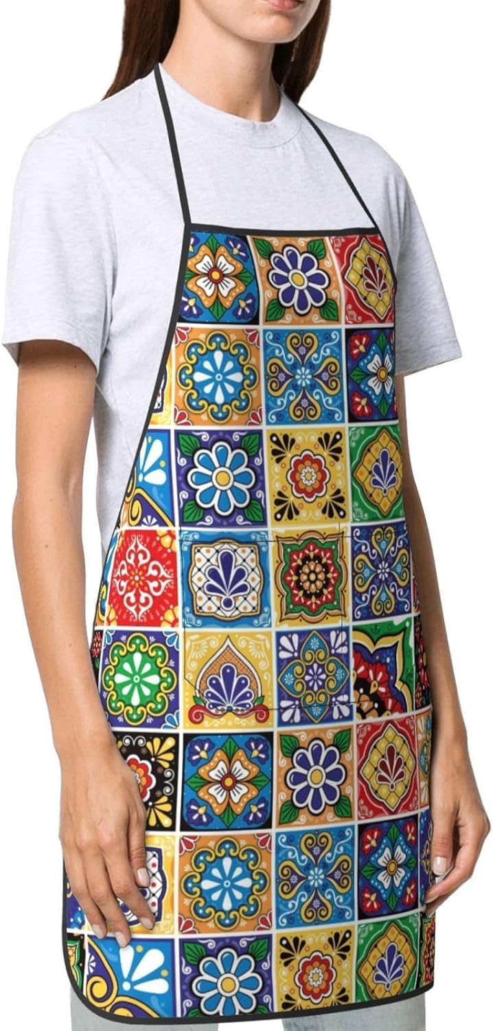 Women Men Bib Aprons Chef Cooking Aprons with Pockets for Kitchen Cooking BBQ Baking Grilling