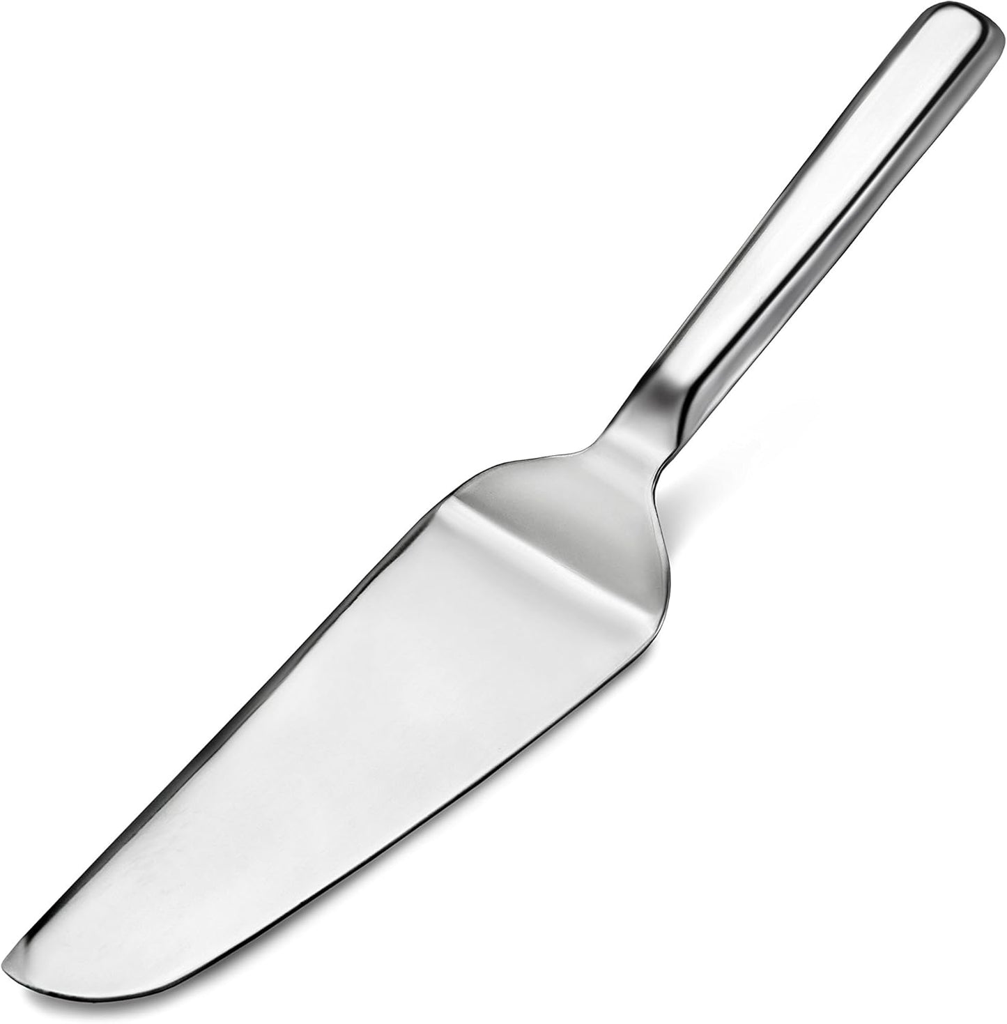 New Star Foodservice Hollow Handle Notched Serving Spoon (Silver, Cake Server (11-Inch))