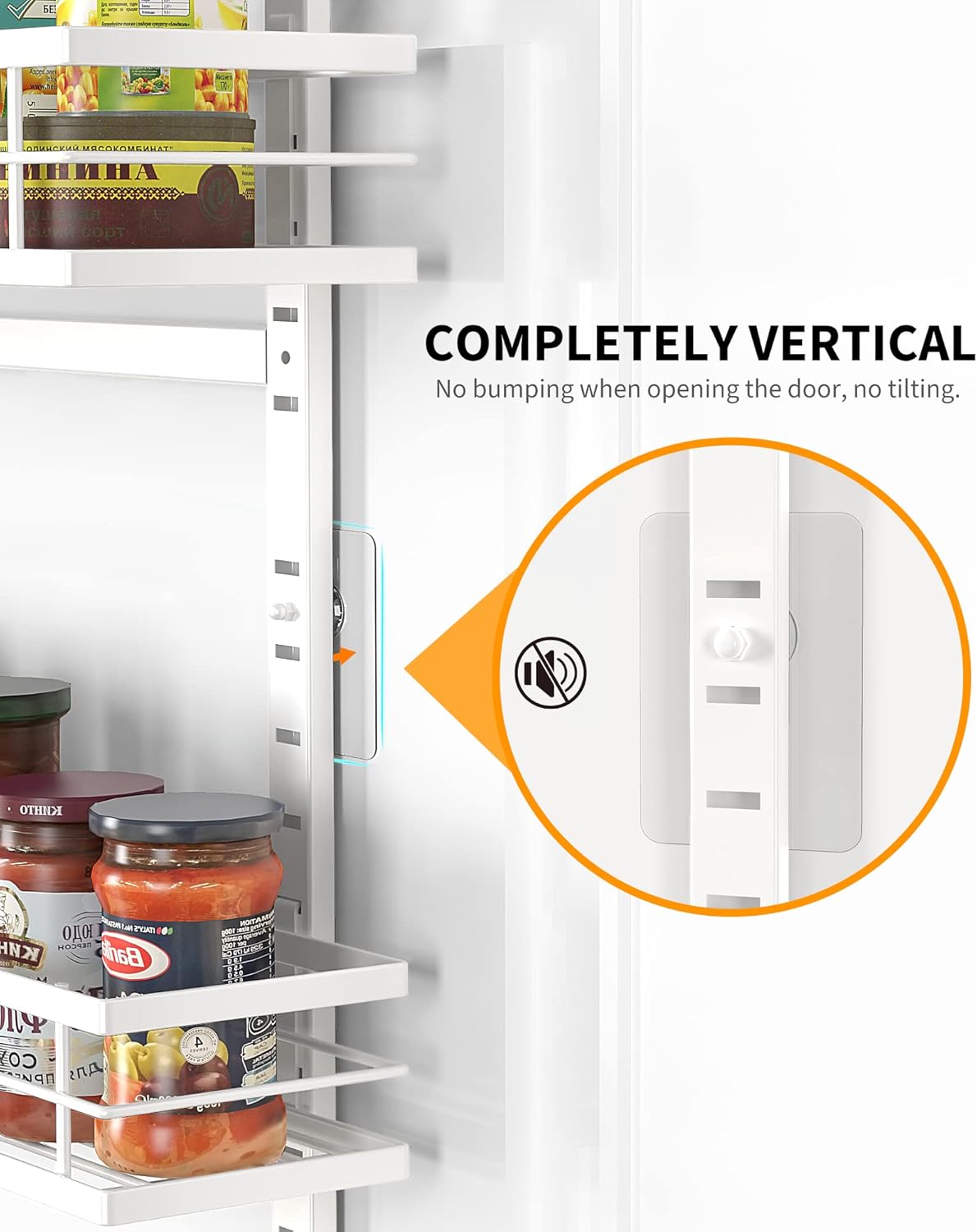 Moforoco White 6-Tier Over Door Pantry Organizer, Pantry Organization Storage, Door Metal Hanging Spice Rack Basket Shelves, Home Kitchen Apartment Essentials, Laundry Room Bathroom Organization