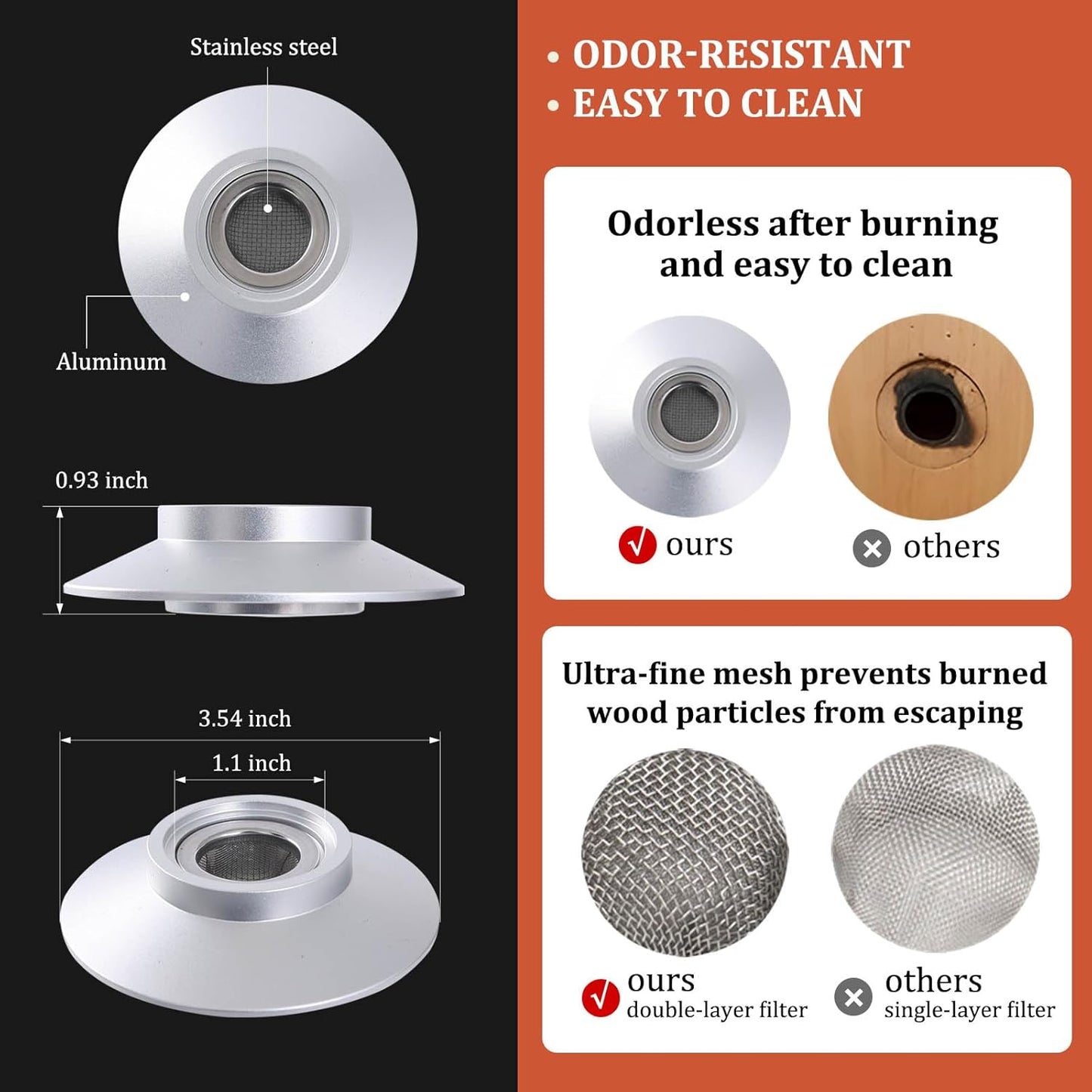 Cocktail Smoker Kit AOKE Metallic Whiskey Smoker Kit with 4 Flavors Wood Chips for Whiskey and Bourbon Old Fashioned Smoker Kit for Enhancing Drink Flavors Whiskey Gifts for Men Father's Day