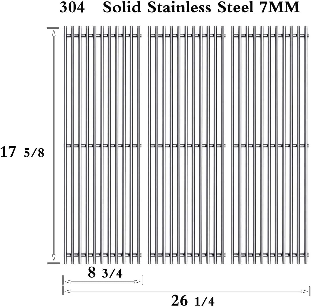 SF7241 (3-Pack) 17 5/8" Cooking Grid Replacement for Kenmore 148.16656010, 148.23682310, 640-05057386-4, 90118 and Master Forge SH3118B