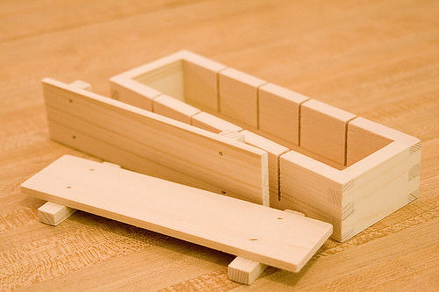 JapanBargain 3130, Wooden Oshizushi Press Maker Rectangular Sushi Press Mold Oshizushihako, 8.5 inch x 2.75 inch, 6 Pack