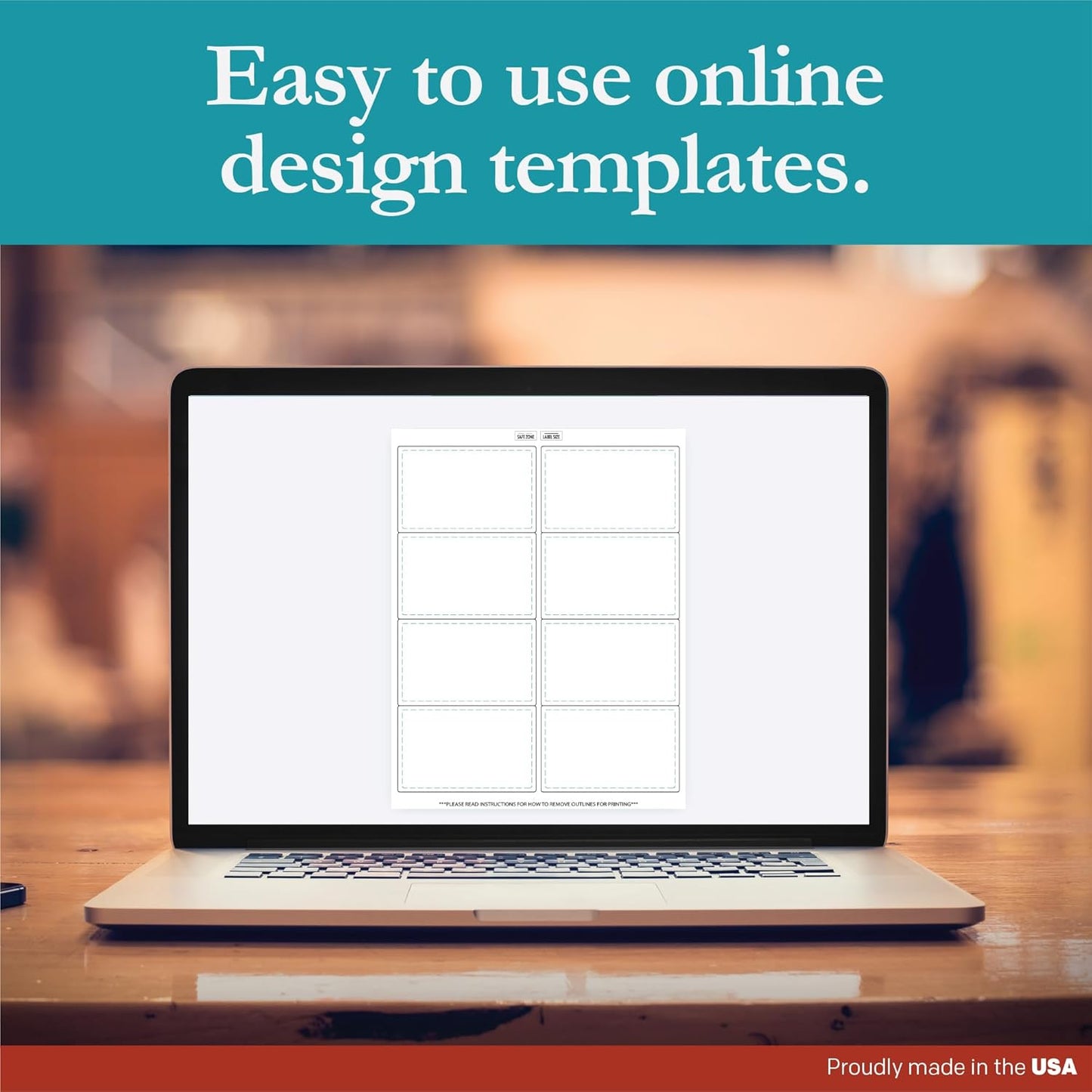 Premium Label Supply White Sticker Shipping/Mailing Labels – 4" x 2.5" – Laser/Inkjet Compatible – (8 per Sheet), 2000 Sheets – 16,000 Total Adhesive Labels