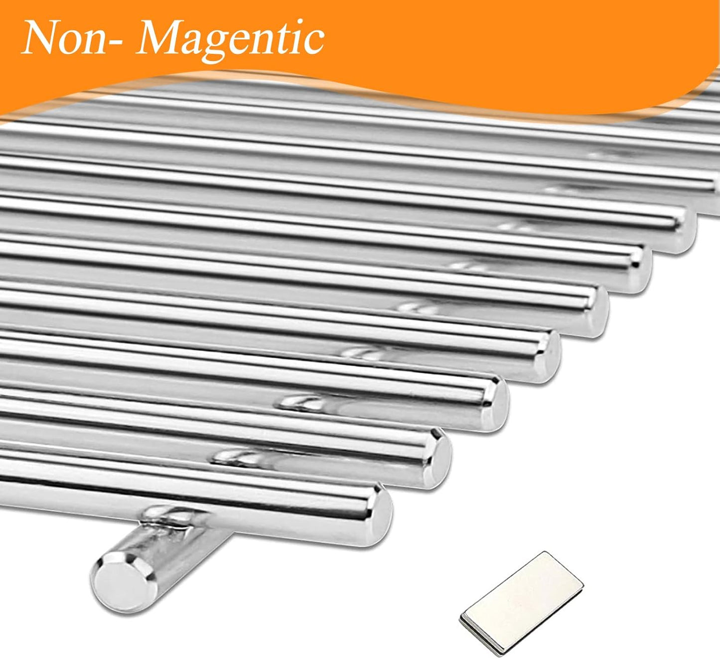 S6G550 (2-Pack) 19.2” Stainless Steel Cooking Grates for Weber Summit E-440, S-440, E-450, S-450, E-460, S-460, E-470, S-470 and Charmglow 720-0304