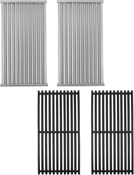 17" Grill Emitter and Cooking Grate for Charbroil TRU Infrared 463642316 463644220 463632320 463675016 463644220 G362-2100-W1, Replacement Parts for Charbroil 463245518 463675016P1