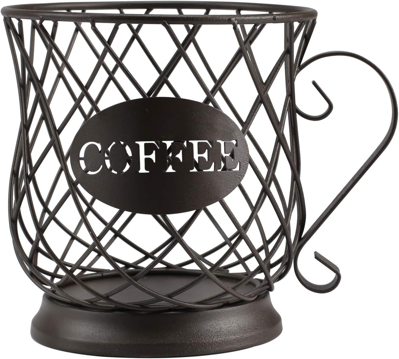 TreeLen Coffee K Cup Holder, K Pod Storage Organizer, Keurig Cup Holder for Countertops, Kcup Holders for 35 K cups – Matte Bronze