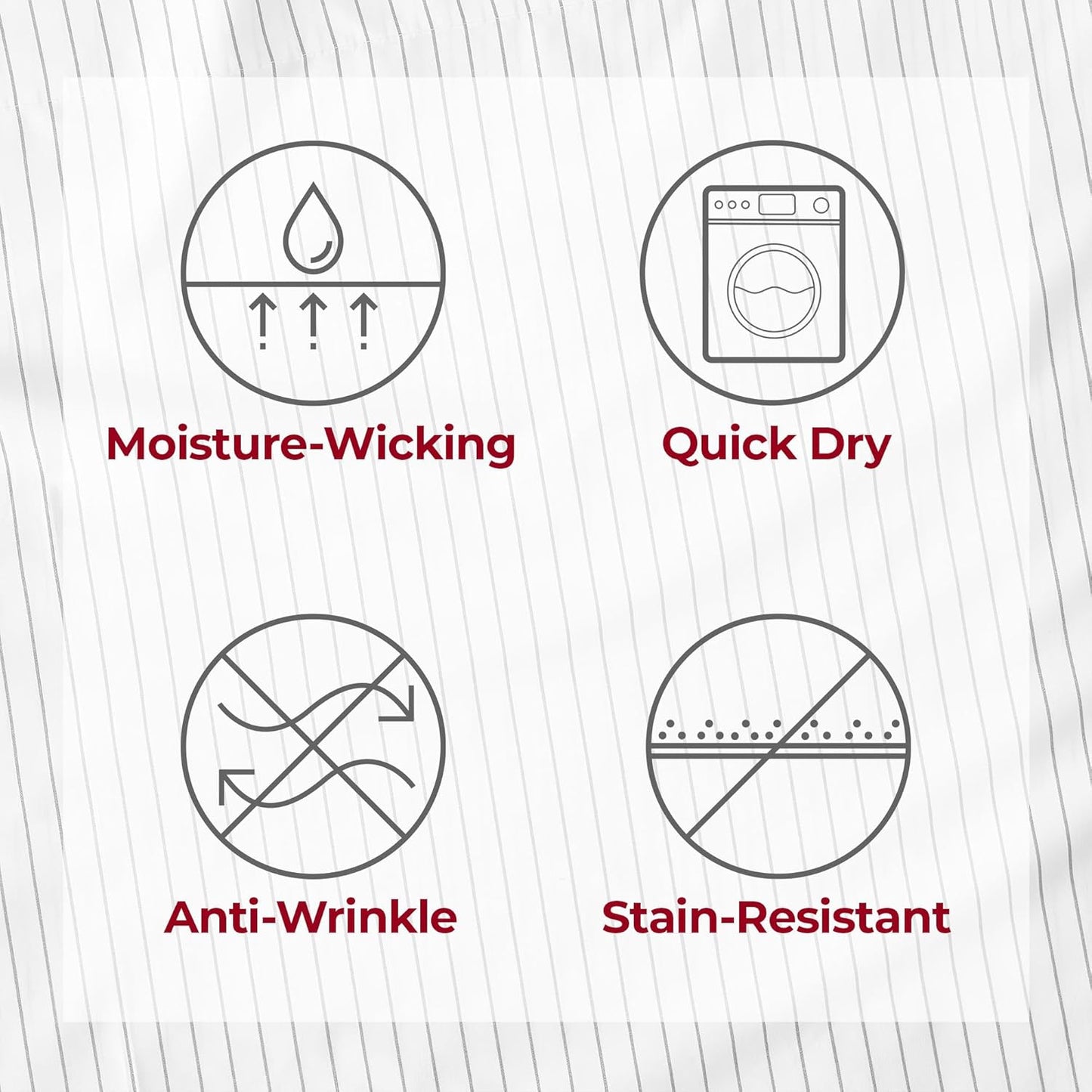 Mellanni Twin Sheets Set - 3 PC Iconic Collection Bedding - Hotel Luxury, Extra Soft, Cooling Bed Sheets - Wrinkle, Fade, Stain Resistant (Twin, Pin Stripe Gray)