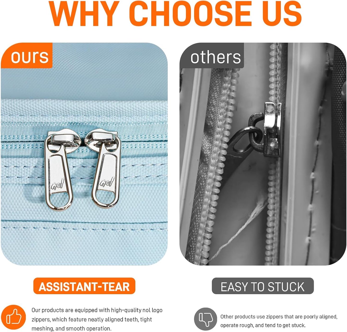 NOL Natural Organic Lifestyle Small Lunch Bag Mini Lunch Box Insulated Lunch Bag for Men/Women Leakproof Cooler Tote Bag Lightweight Nylon Waterproof Lunch Box For Work, Light blue