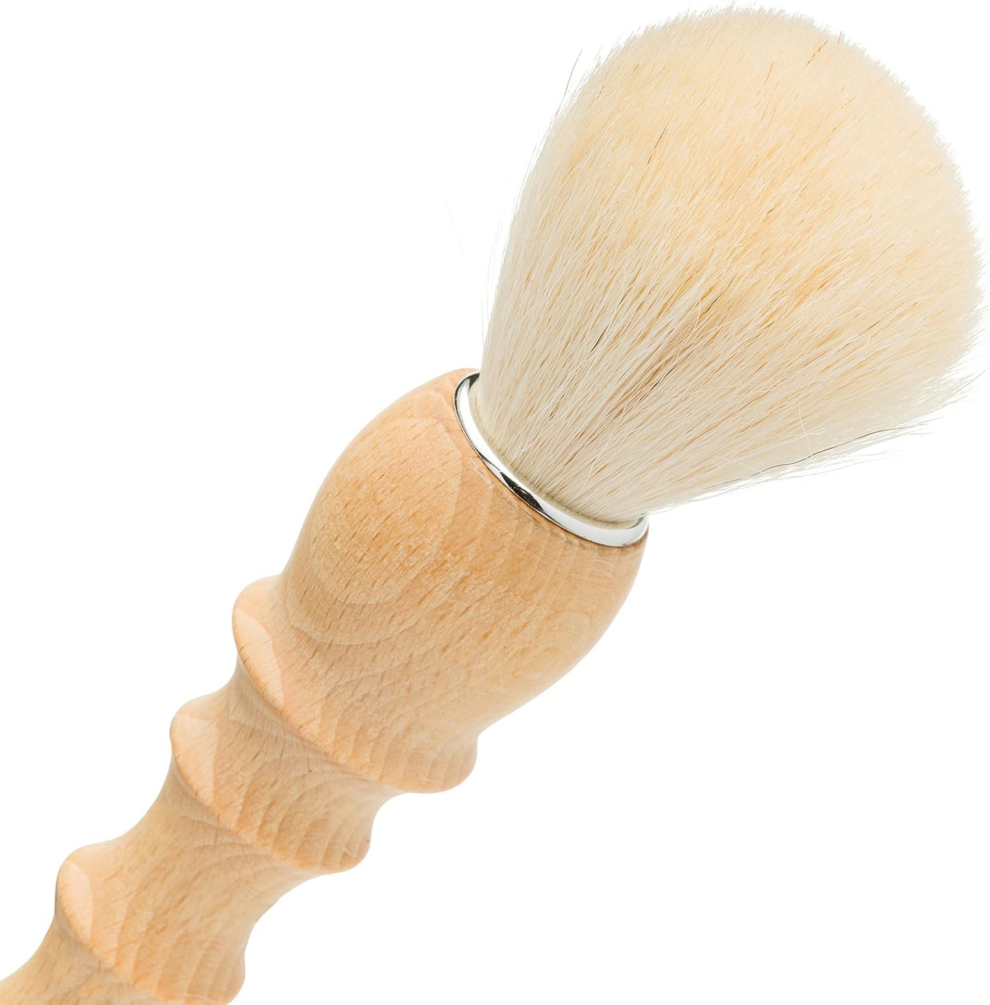 Redecker Double Dust Brush with Oiled Beechwood Handle, Goat Hair and Pig Bristle Brush Heads, Made in Germany