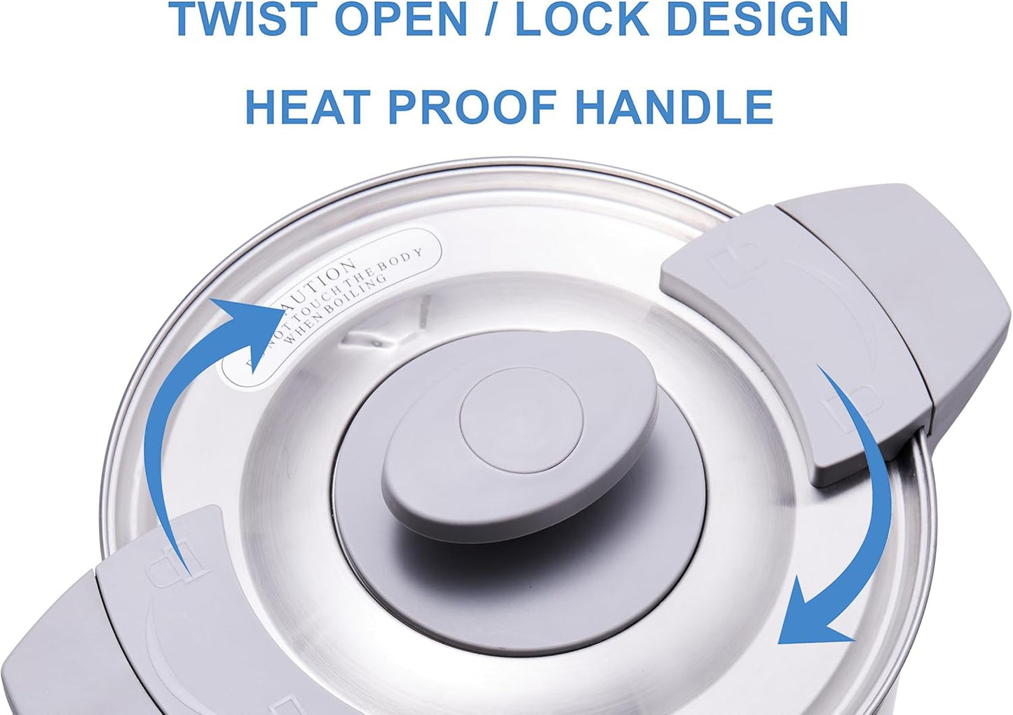 SYBO SR-CP-100B Commercial Grade Stainless Steel Percolate Coffee Maker Hot Water Urn for Catering, 100-Cup 16 L, Grey