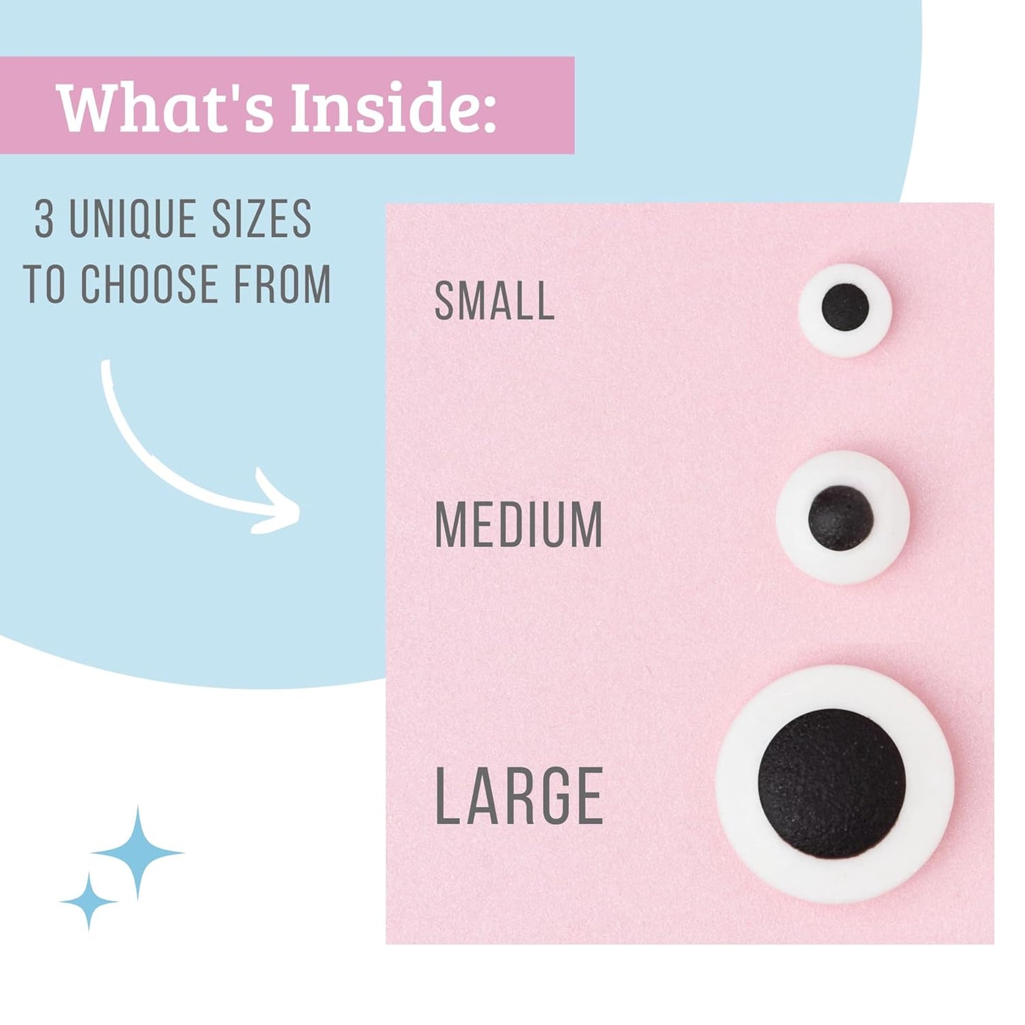 Sweets Indeed Candy Eyeballs, Halloween Edible Eyes, Assorted Variety, Perfect for Cake Decorations, Baking, Ice Cream, Cookies, Cupcake Topper, 2.53 ounces (Candy Eyeball Tacklebox)