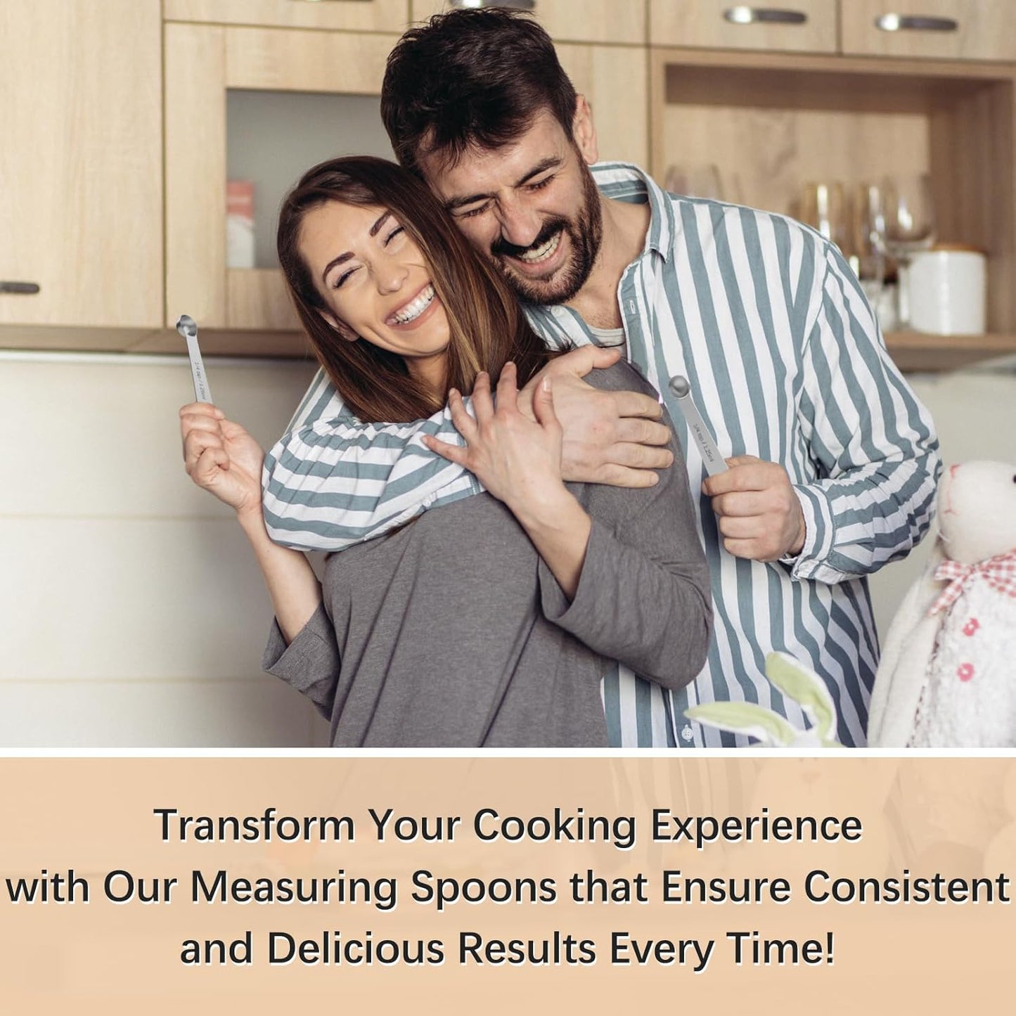 5PCS 1/4tsp (1.25ml) Single Measuring Spoon, Stainless Steel Individual Teaspoons Only