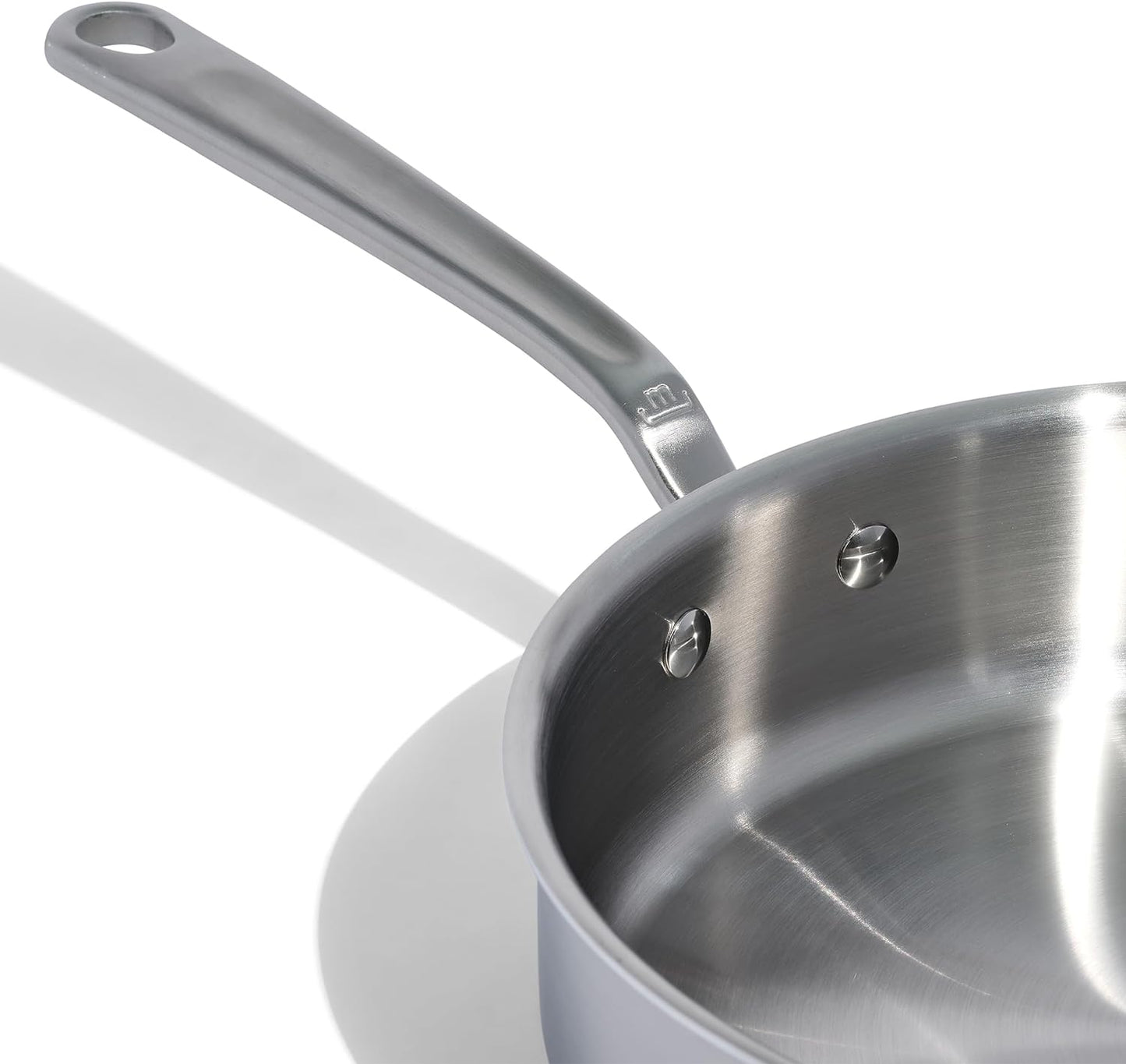 Made In Cookware - 3.5 Quart Stainless Steel Saute Pan - 5 Ply Stainless Clad - Professional Cookware - Induction Compatible - Crafted in Italy