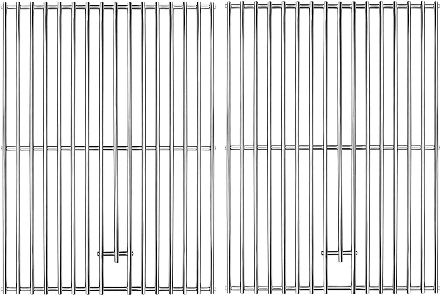 17" Grill Grates for Nexgrill 4-Burner 720-0830H 720-0783E Nexgrill Replacement Parts 5 Burner 720-0888N 720-0888 720-0697, Cooking Grate Grill Parts for Kenmore, Uniflame and More
