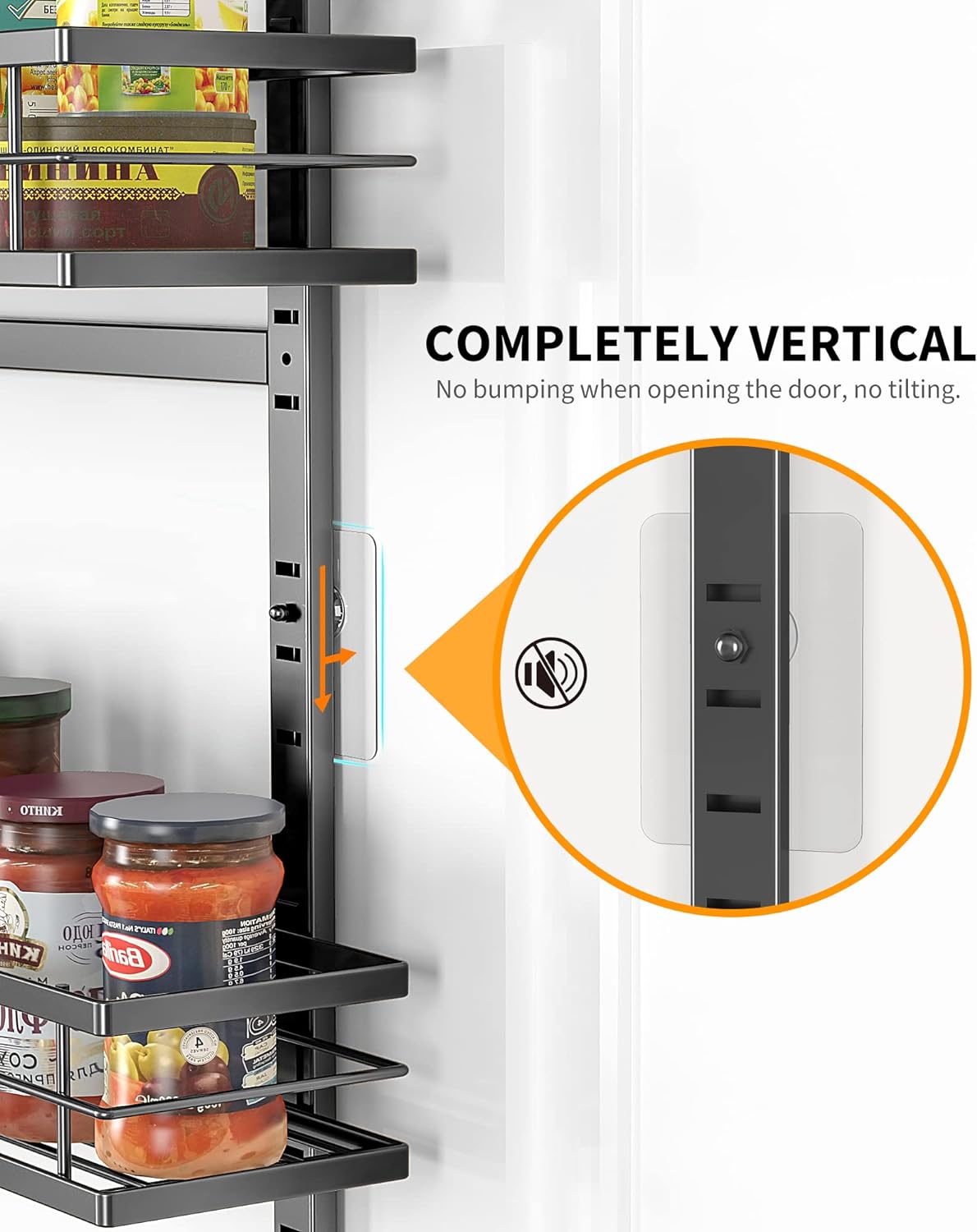 Moforoco 9-Tier Over The Door Pantry Organizer, Pantry Organization and Storage, Black Hanging Basket Wall Spice Rack Seasoning Shelves, Home & Kitchen Bedroom Bathroom House Essentials