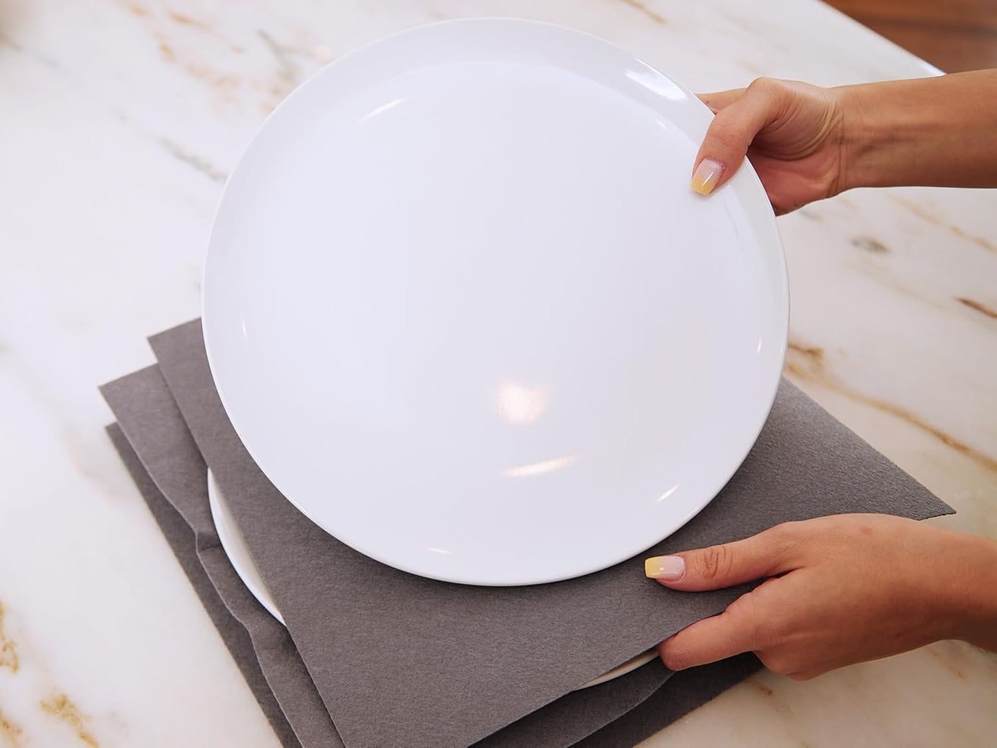 Covermates Keepsakes Felt Dividers for Dish Storage Set, Scratch & Breakage Protection, China Storage, Various