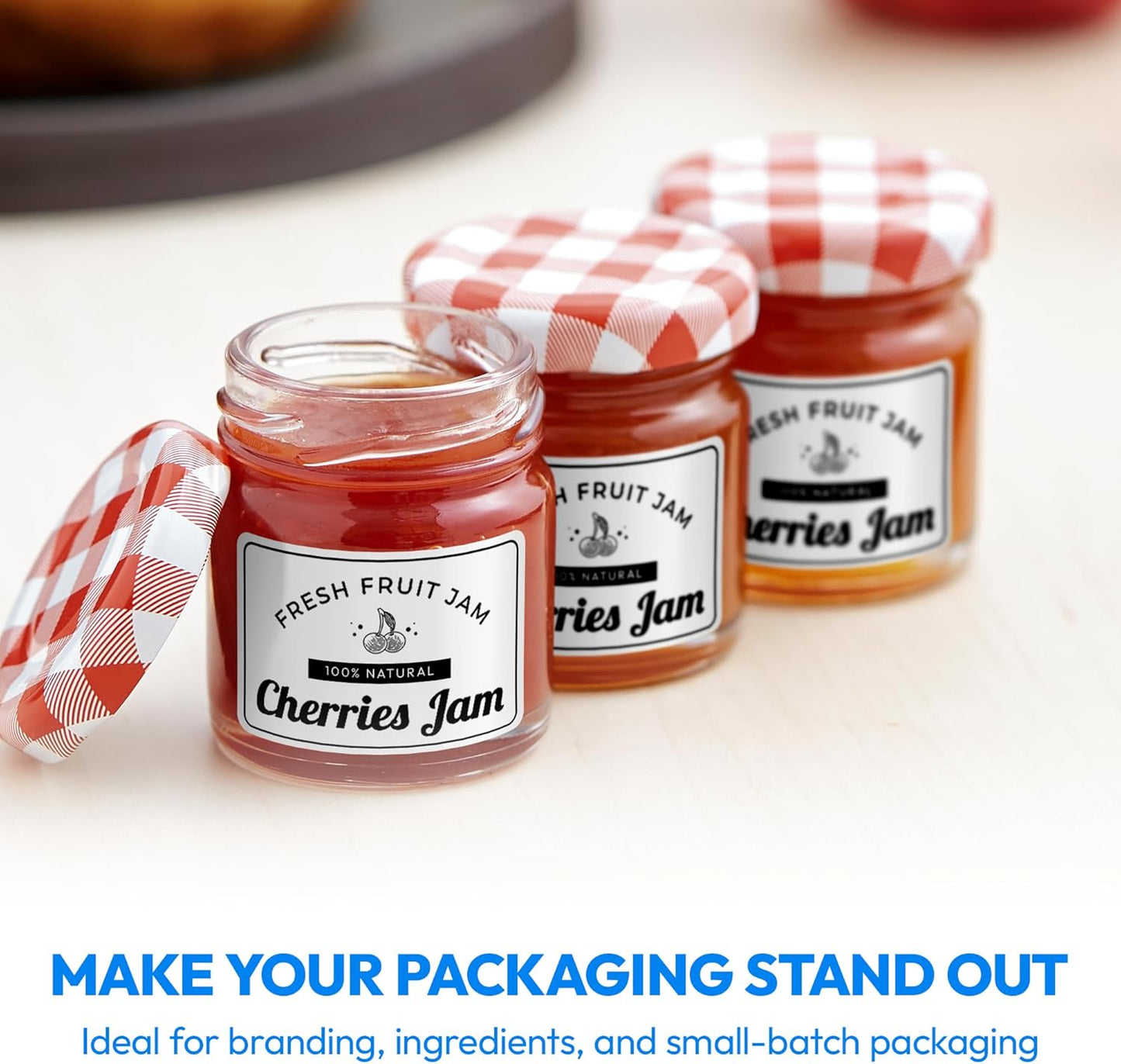 3x2 Direct Thermal Label, Barcode Address Mailing Name Shipping Labels, Perforated Thermal Stickers, Multipurpose, Commercial Grade for Thermal Printer, Strong Adhesive, 735/Roll, 4 Rolls