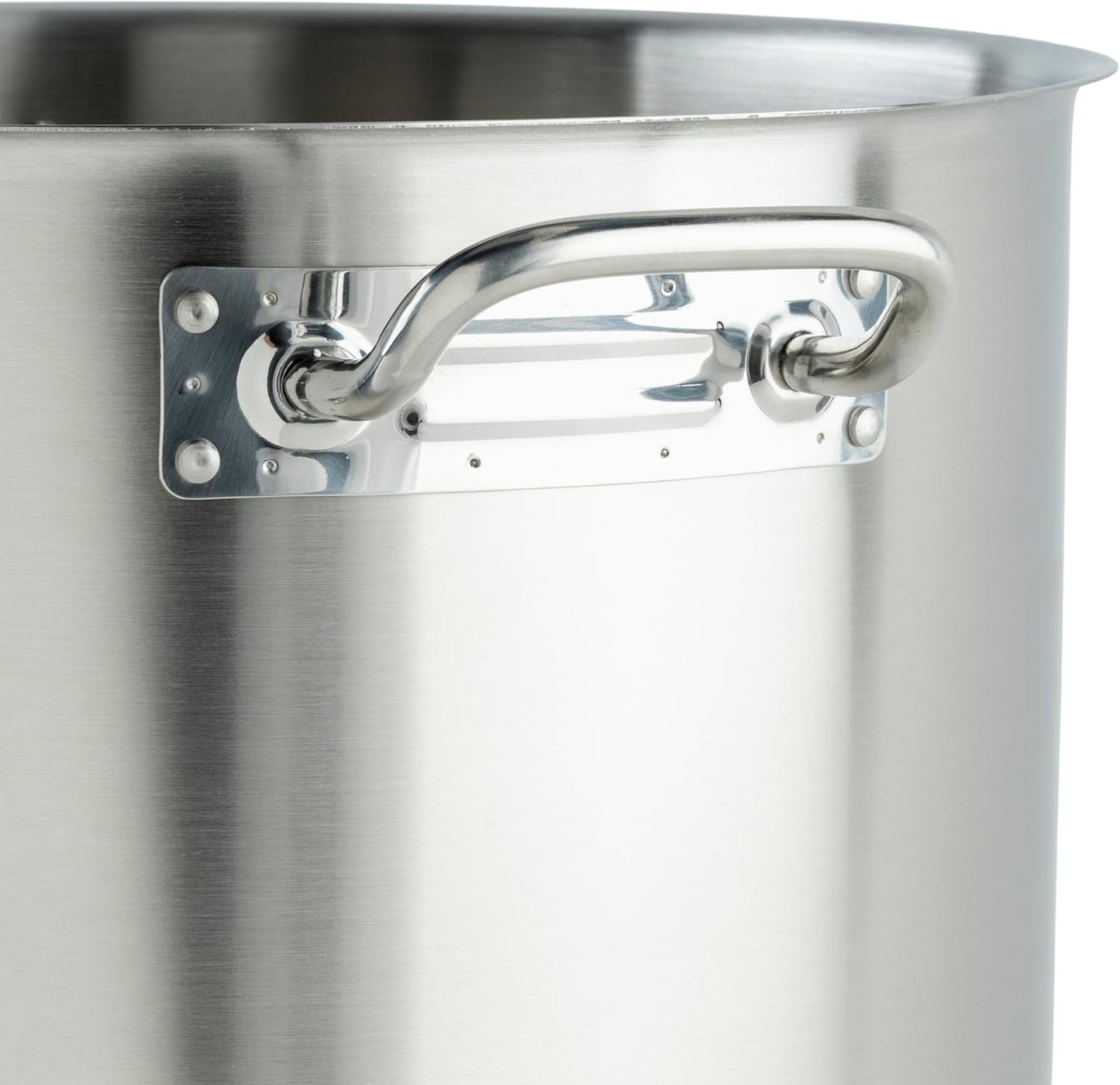 Winware SST-40 Stainless Steel 40 Quart Stock Pot with Cover