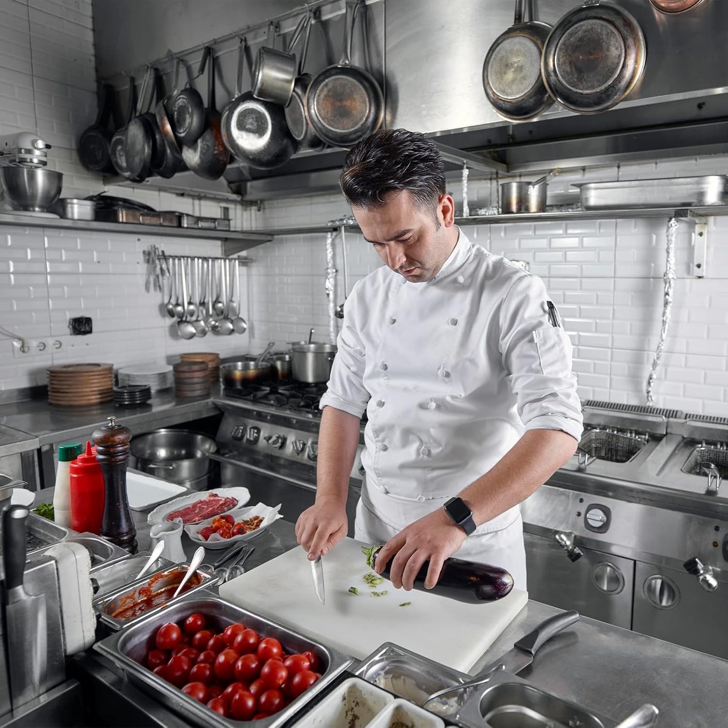 Profeeshaw NSF Stainless Steel Shelf 14” x 24”, 250 lb Commercial Shelves Wall Mounted Metal Shelving with Backsplash and 2 Brackets for Restaurant, Bar, Utility Room, Kitchen and Garage